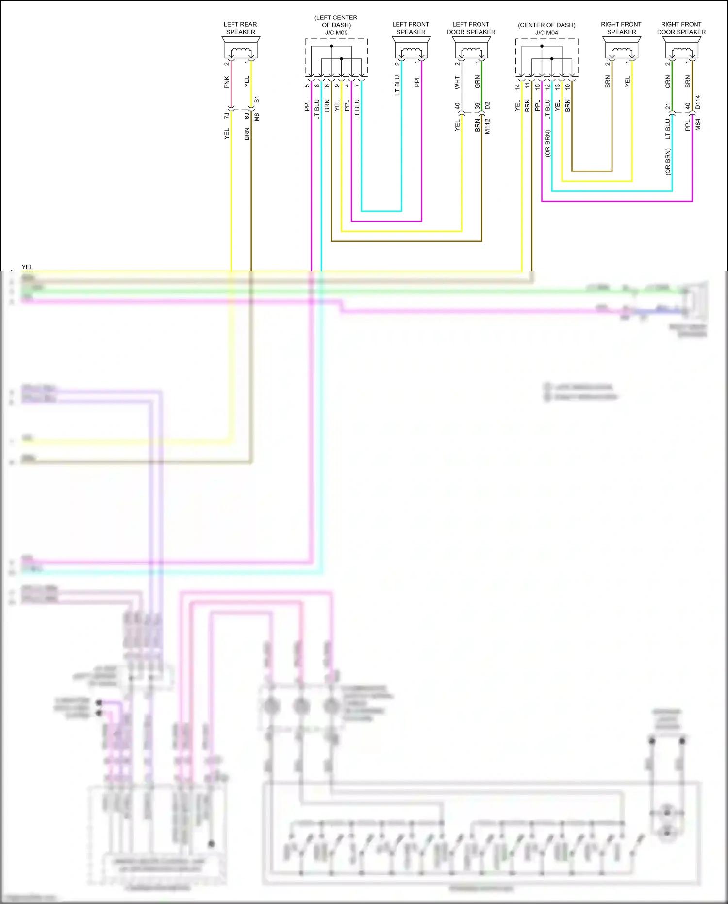 Wiring diagram computer data lines system for Nissan Altima L34 facelift (2022-2024) (49 of 95)