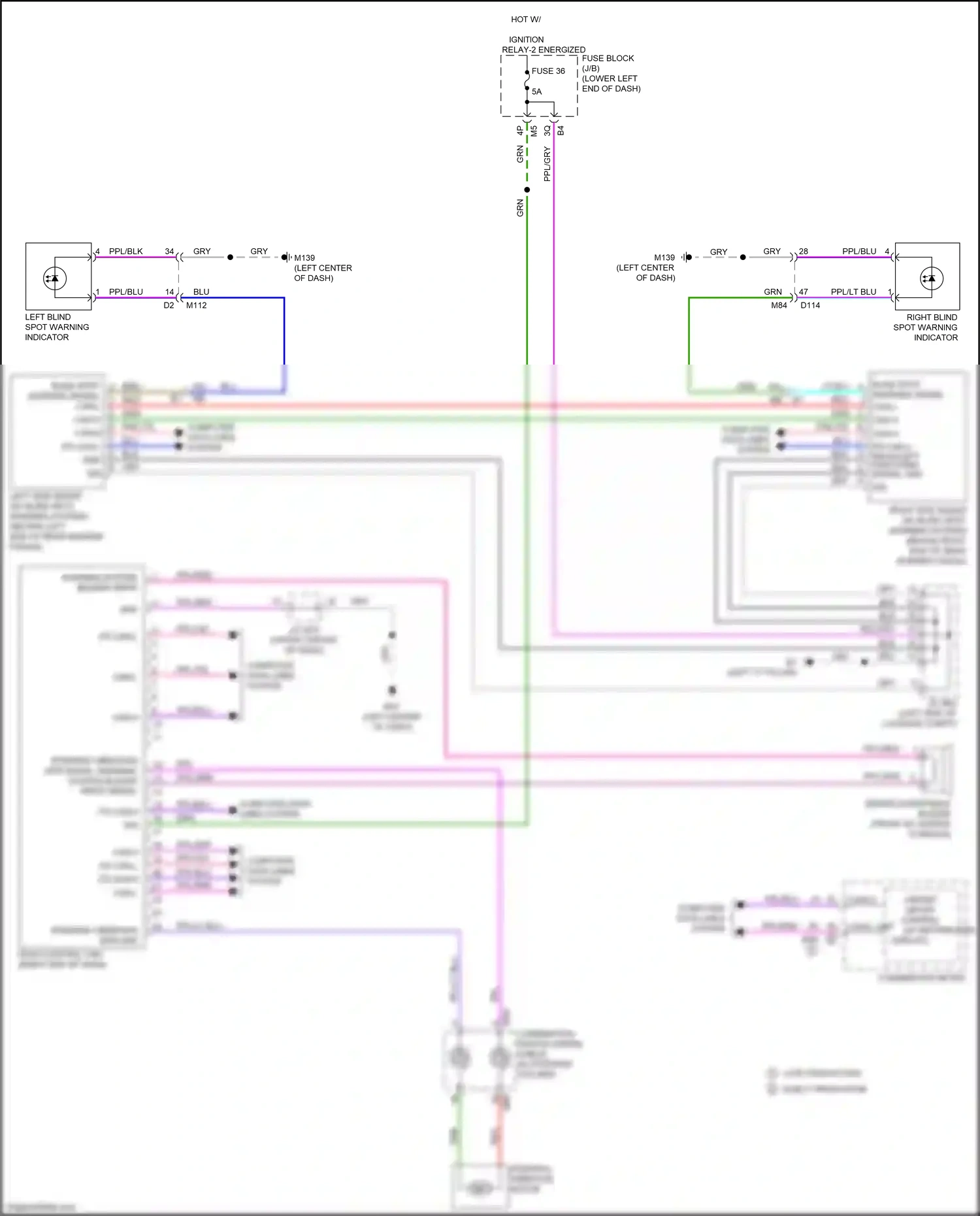 Wiring diagram computer data lines system for Nissan Altima L34 facelift (2022-2024) (3 of 95)