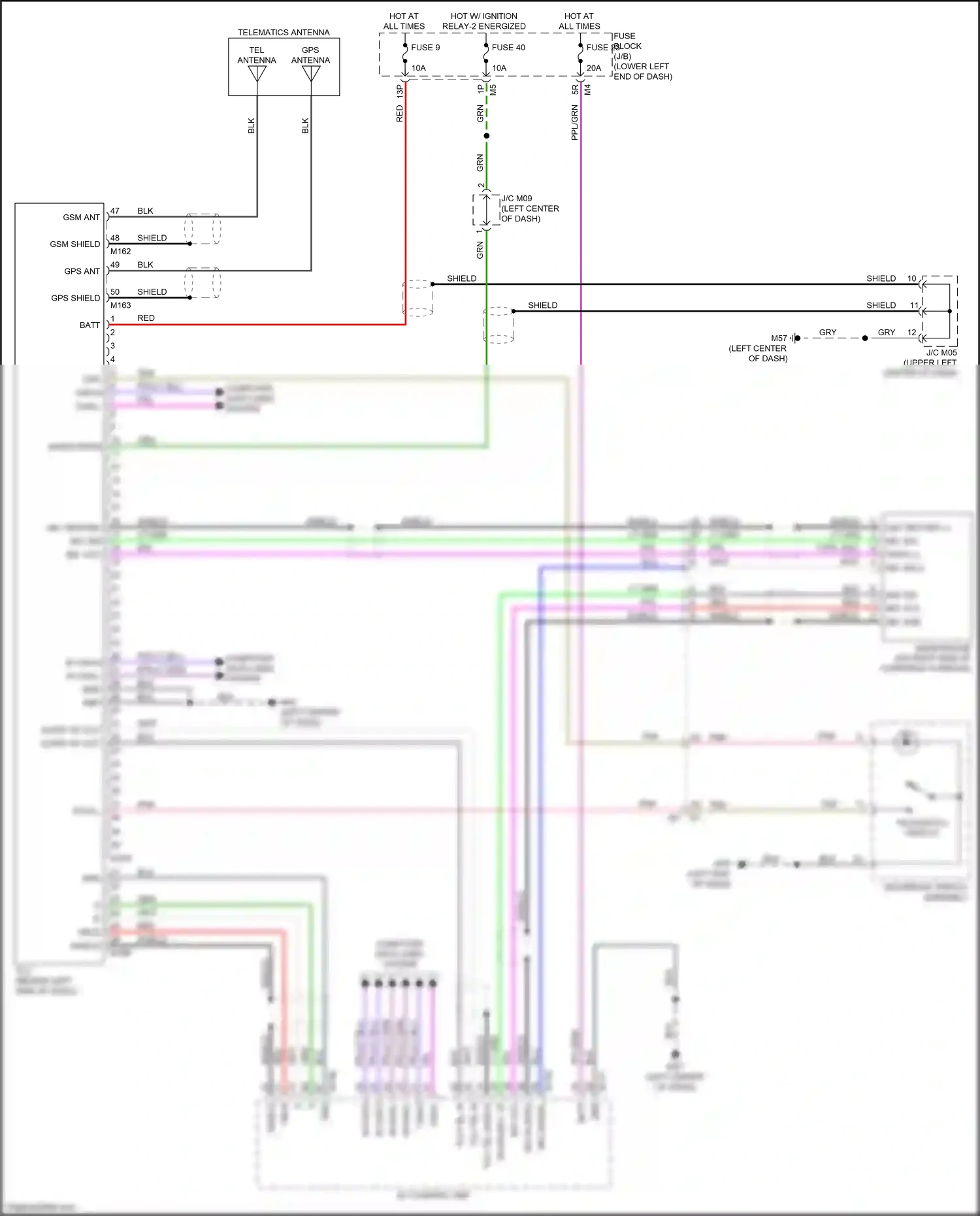 Wiring diagram computer data lines system for Nissan Altima L34 facelift (2022-2024) (20 of 95)