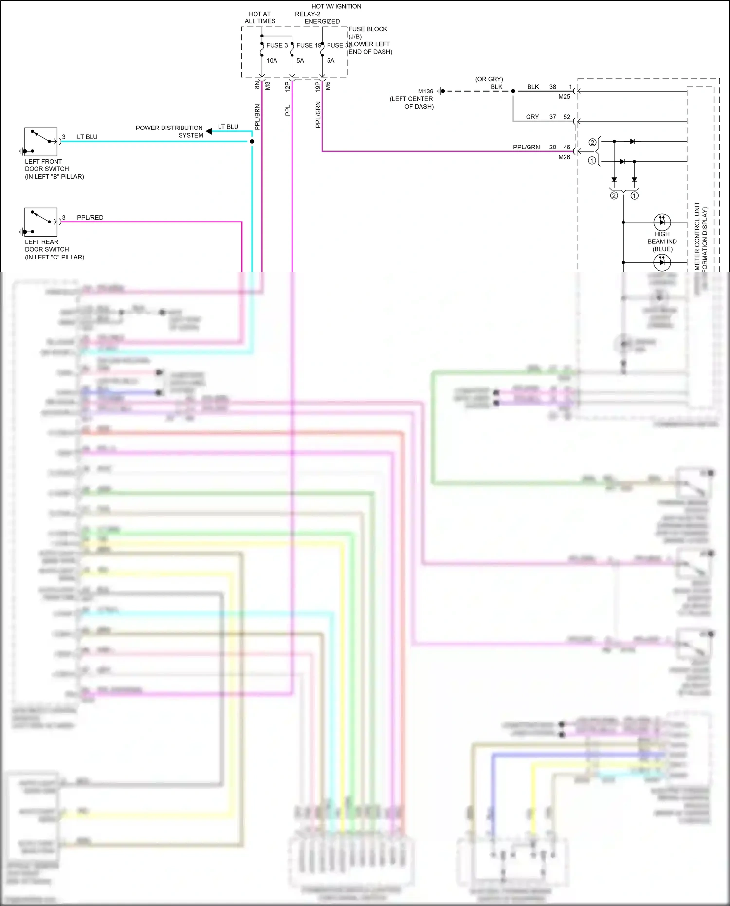 Wiring diagram computer data lines system for Nissan Altima L34 facelift (2022-2024) (32 of 95)