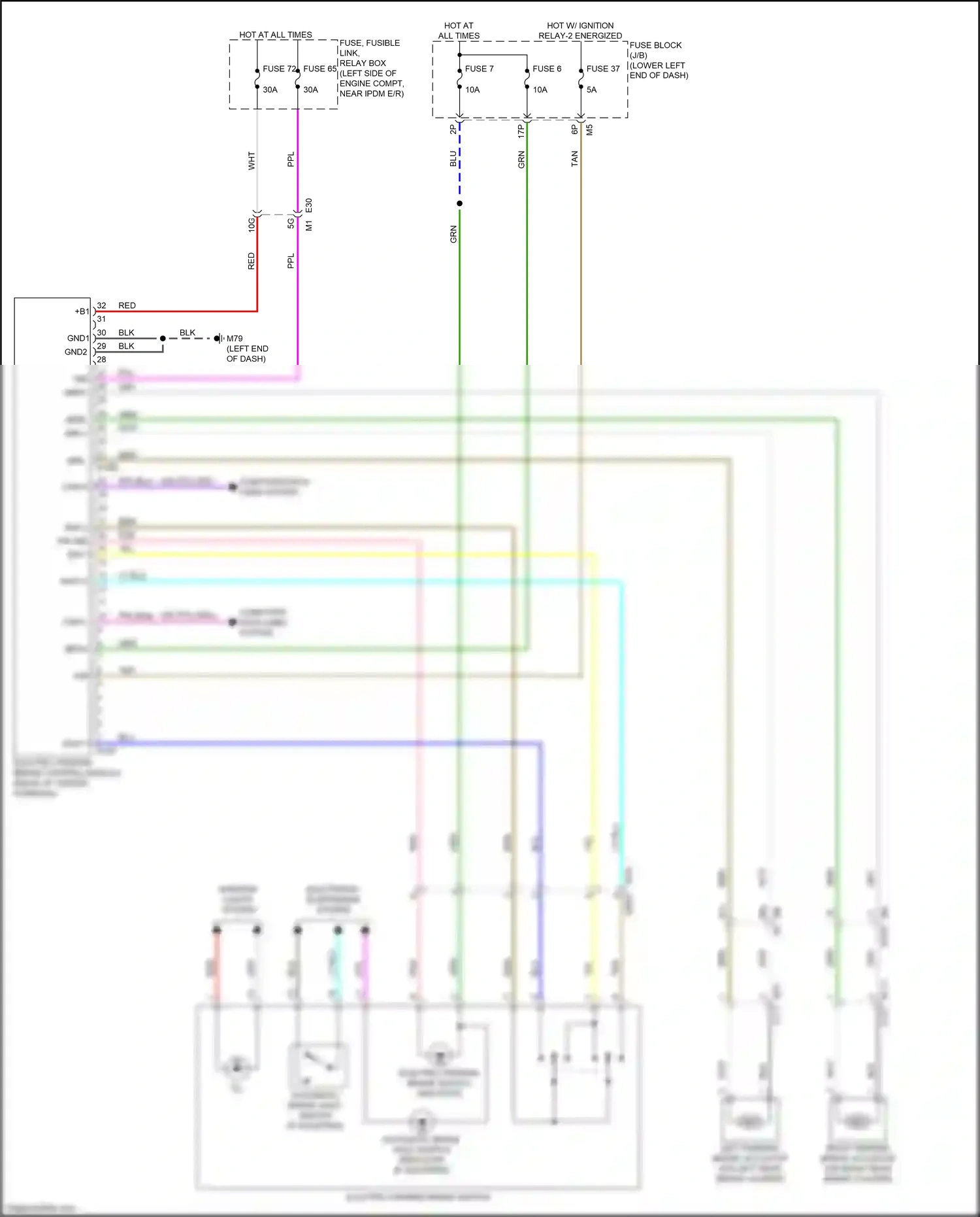 Wiring diagram computer data lines system for Nissan Altima L34 facelift (2022-2024) (71 of 95)