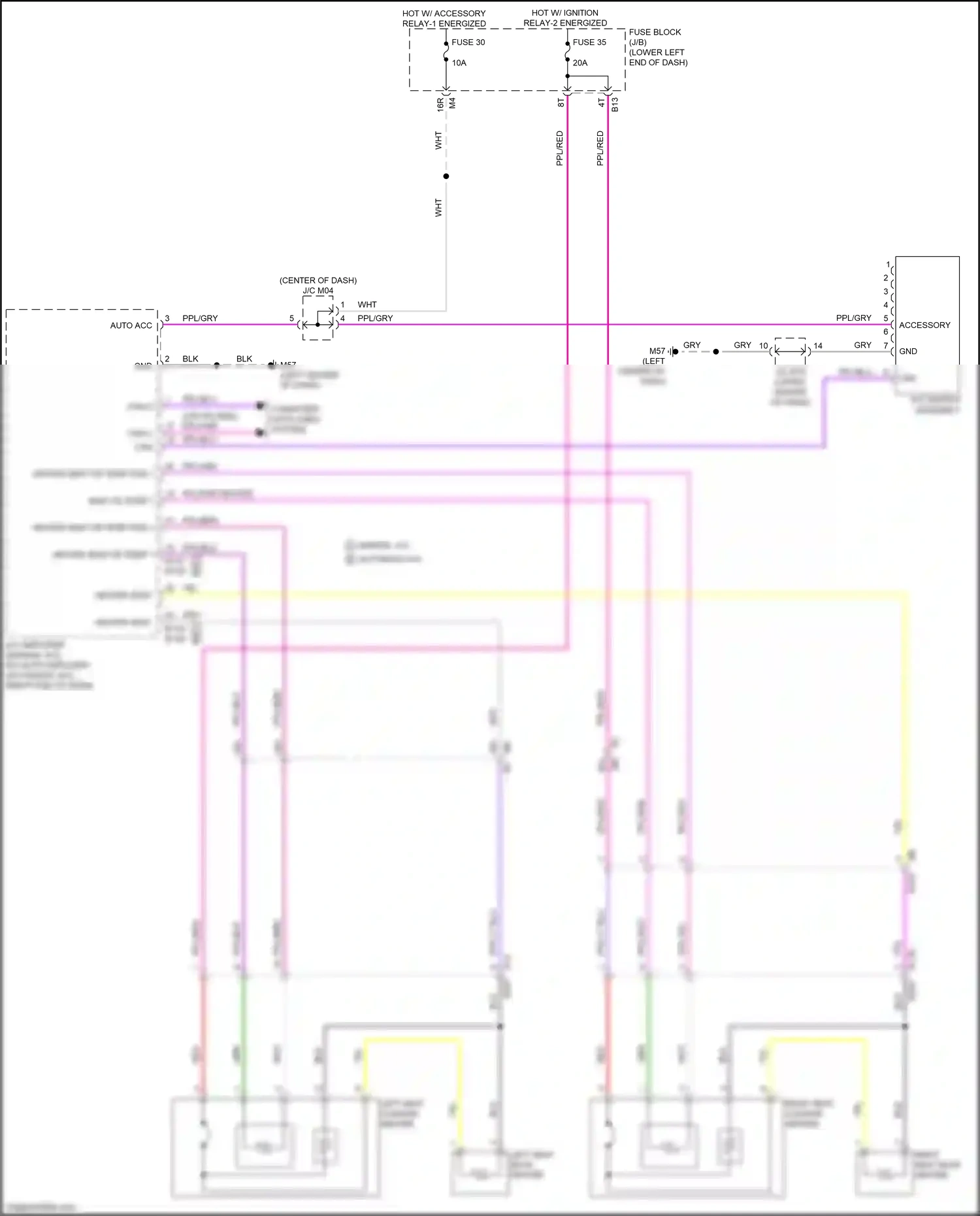 Wiring diagram computer data lines system for Nissan Altima L34 facelift (2022-2024) (62 of 95)