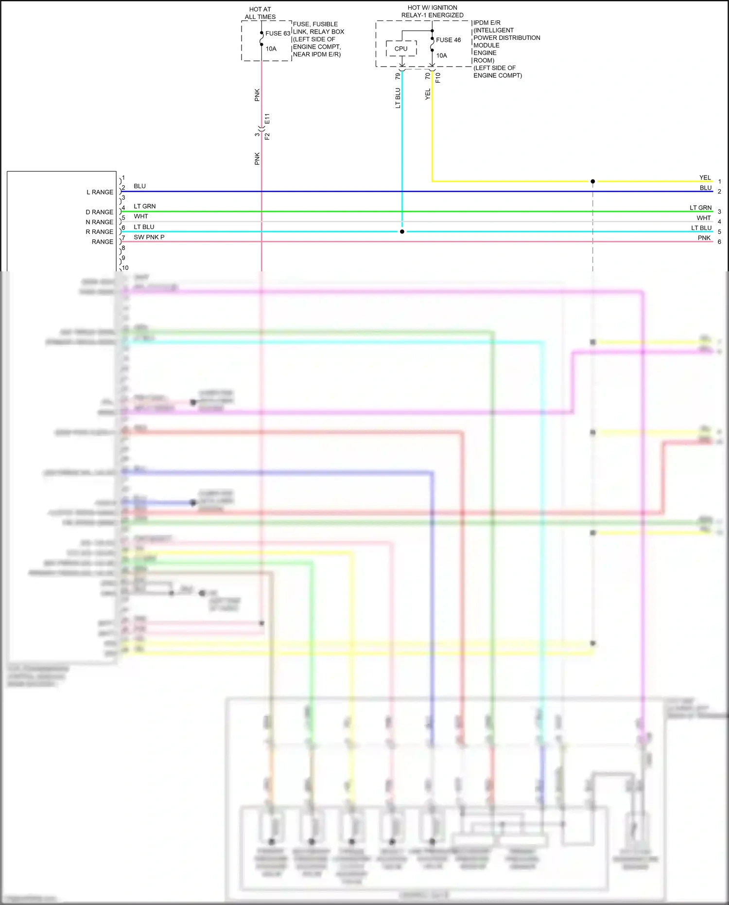 Wiring diagram computer data lines system for Nissan Altima L34 facelift (2022-2024) (81 of 95)