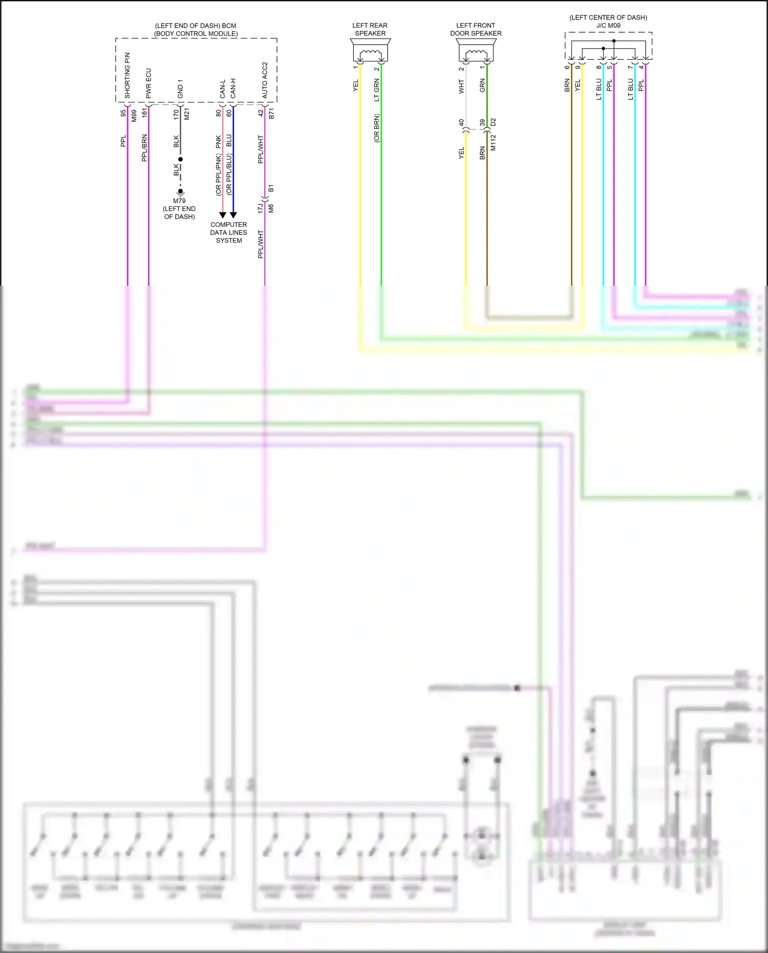 Wiring diagram computer data lines system for Nissan Altima L34 facelift (2022-2024) (9 of 95)