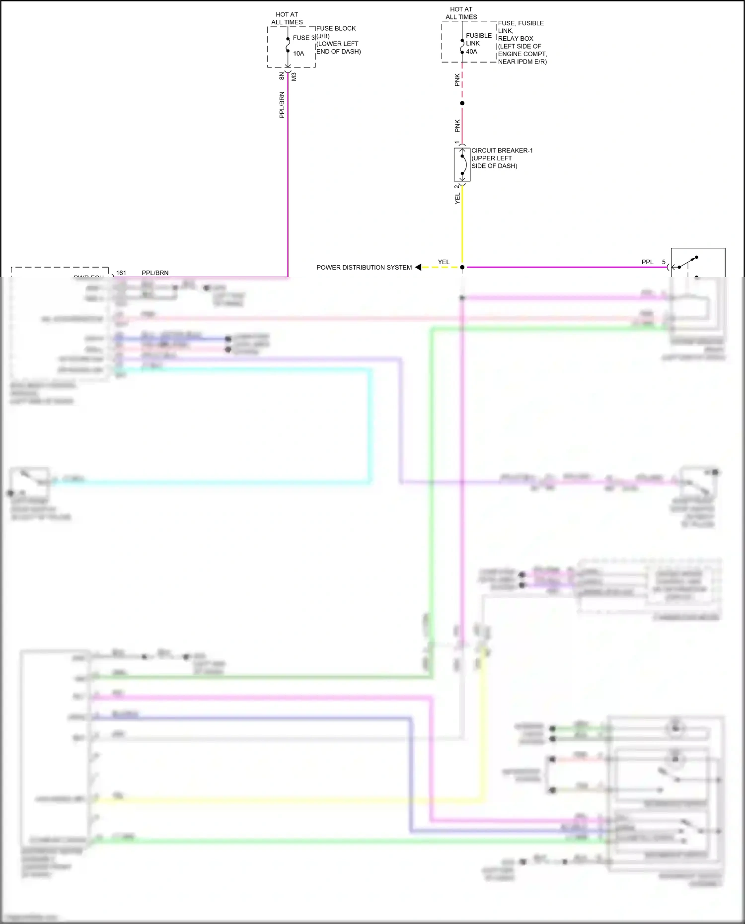 Wiring diagram computer data lines system for Nissan Altima L34 facelift (2022-2024) (44 of 95)