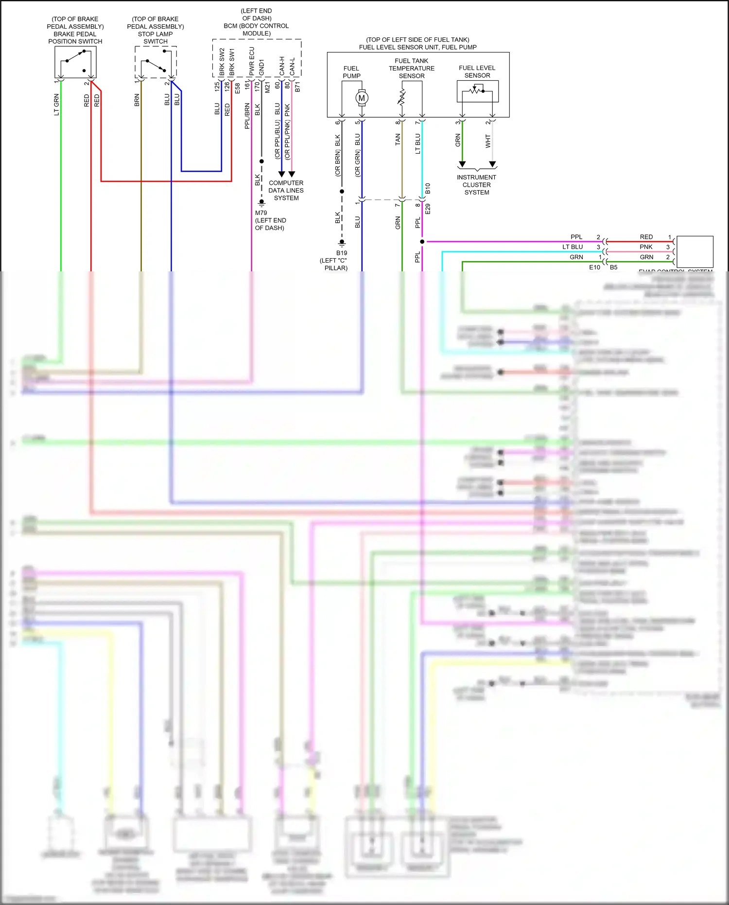 Wiring diagram computer data lines system for Nissan Altima L34 facelift (2022-2024) (95 of 95)