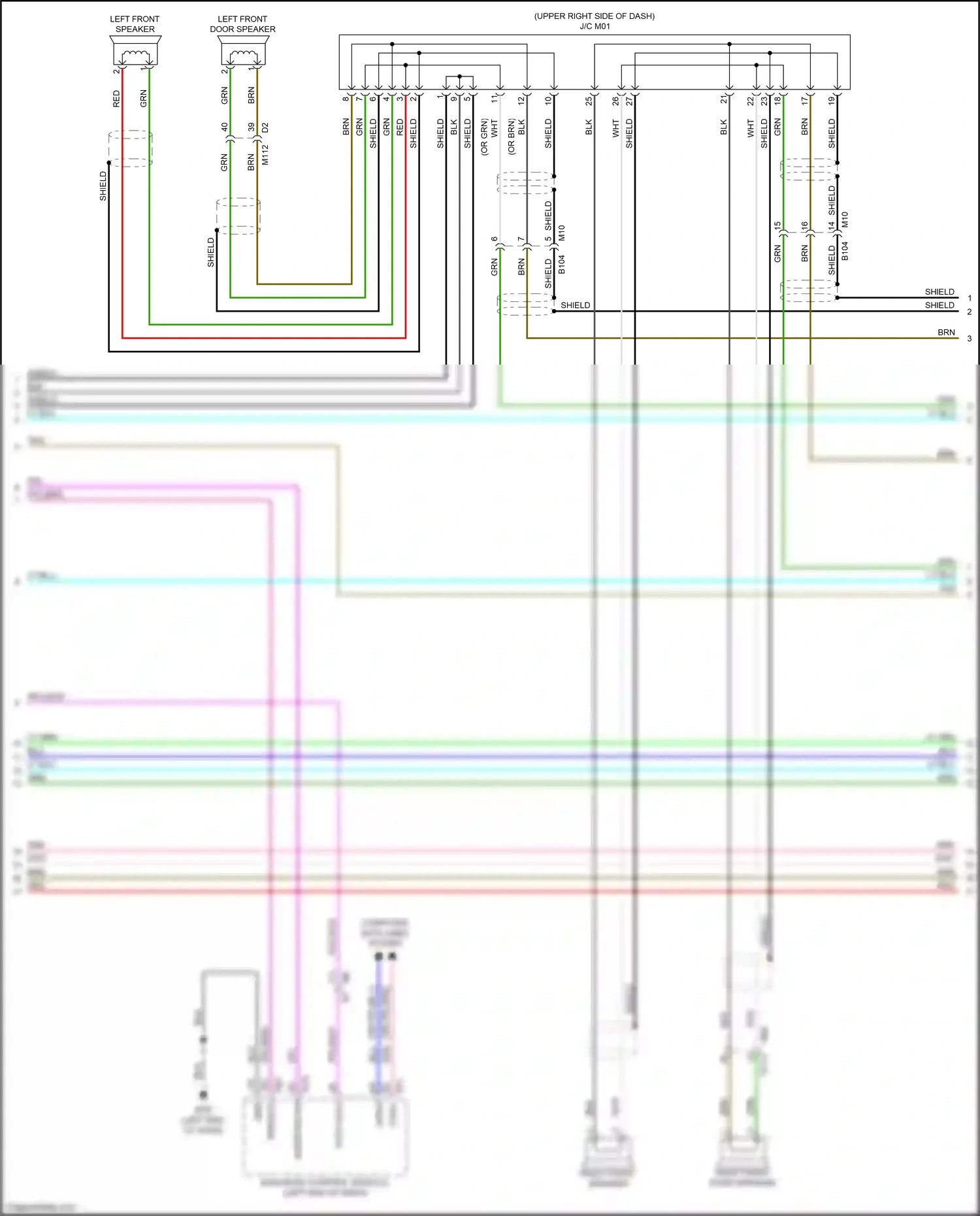 Wiring diagram computer data lines system for Nissan Altima L34 facelift (2022-2024) (8 of 95)