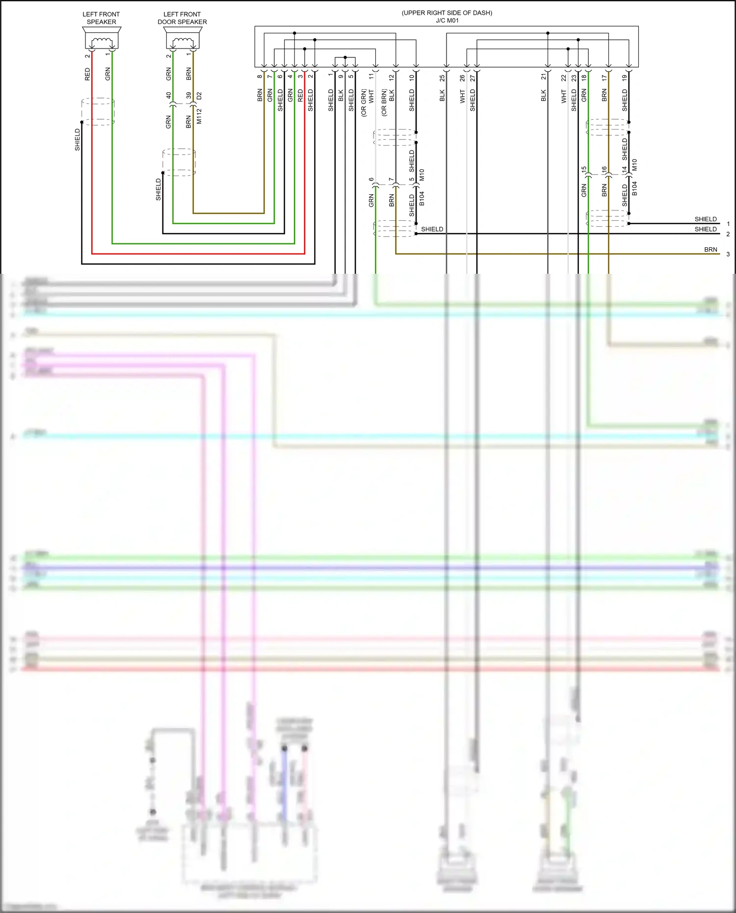 Wiring diagram computer data lines system for Nissan Altima L34 facelift (2022-2024) (39 of 95)