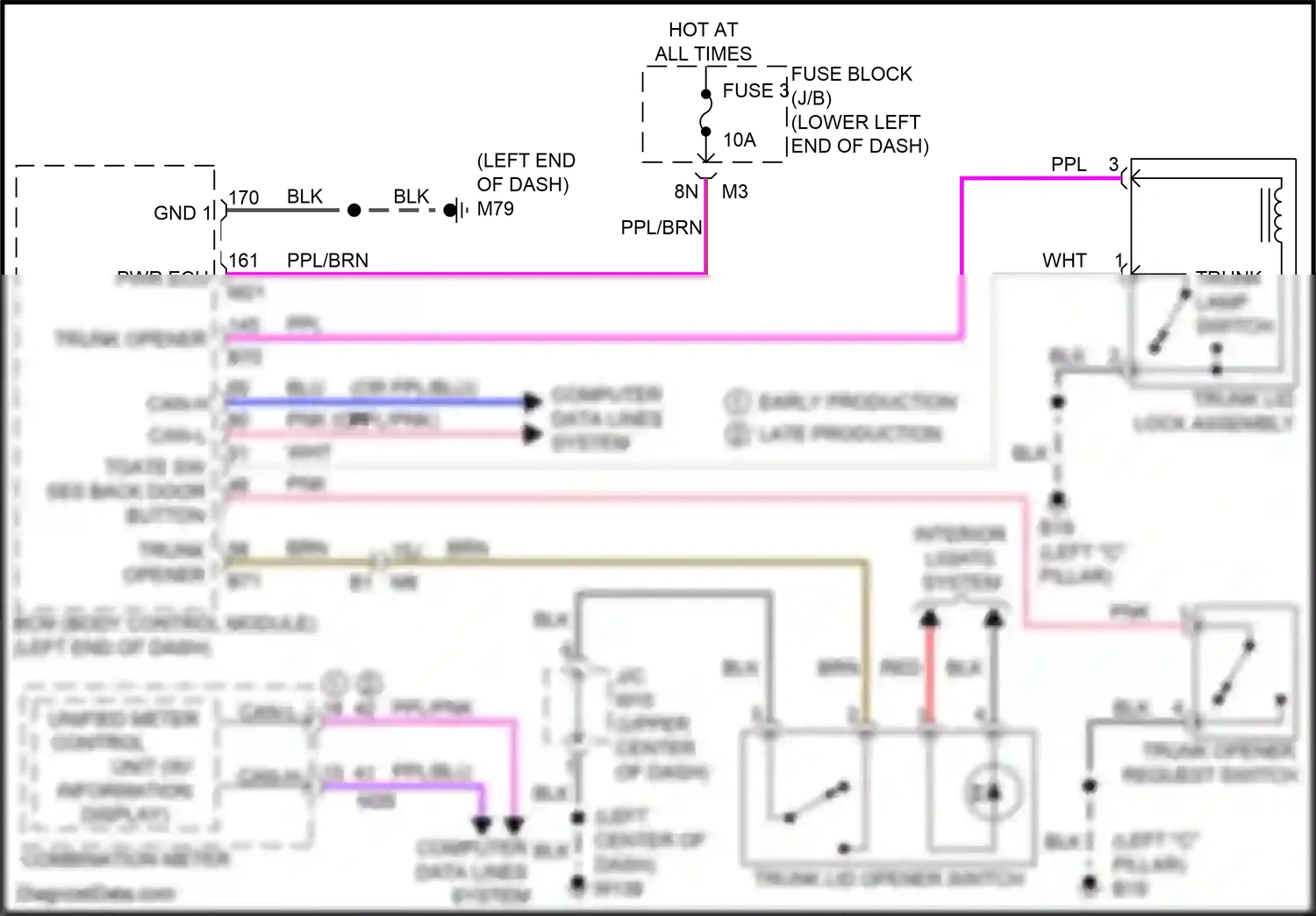 Wiring diagram computer data lines system for Nissan Altima L34 facelift (2022-2024) (84 of 95)