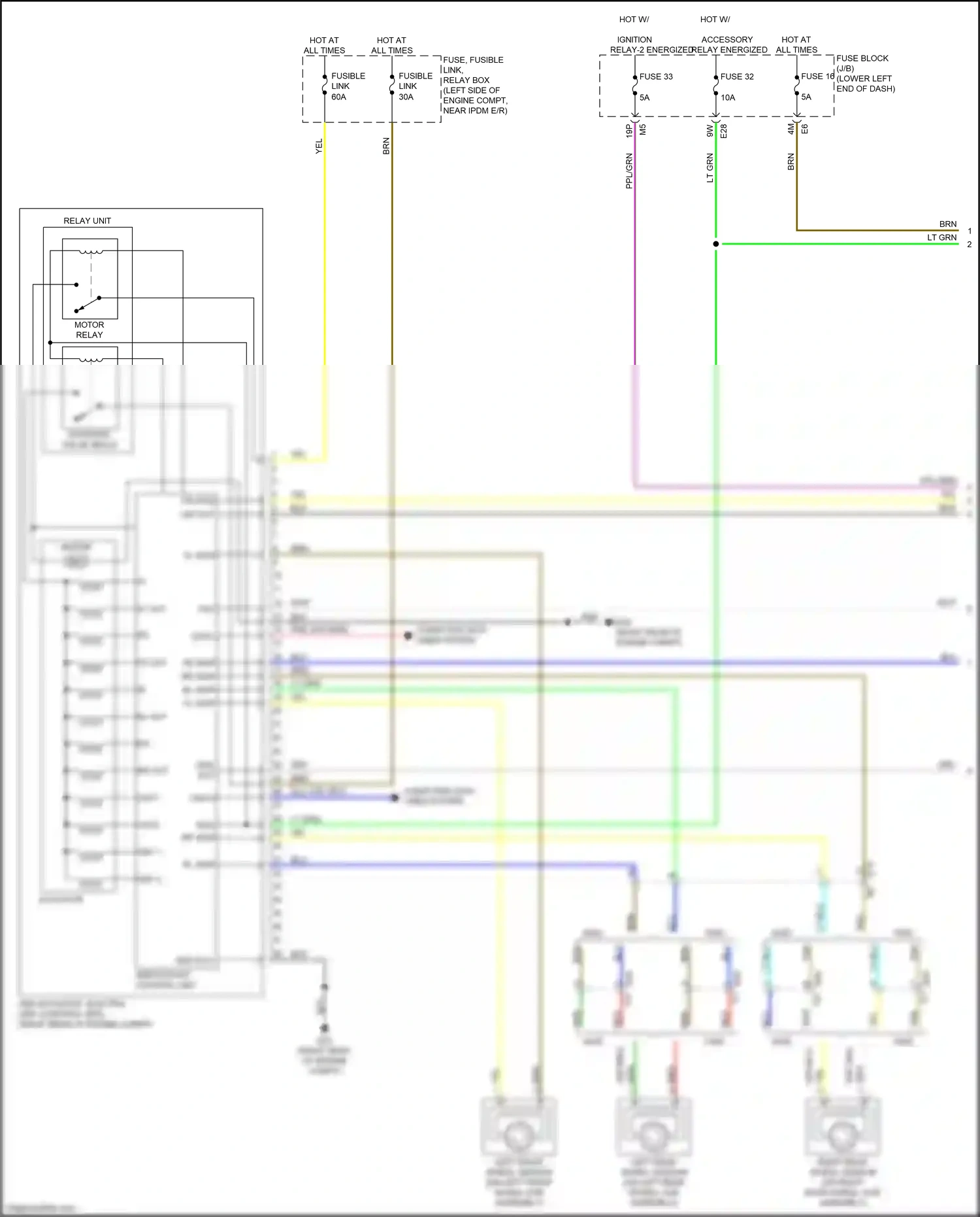 Wiring diagram computer data lines system for Nissan Altima L34 facelift (2022-2024) (11 of 95)