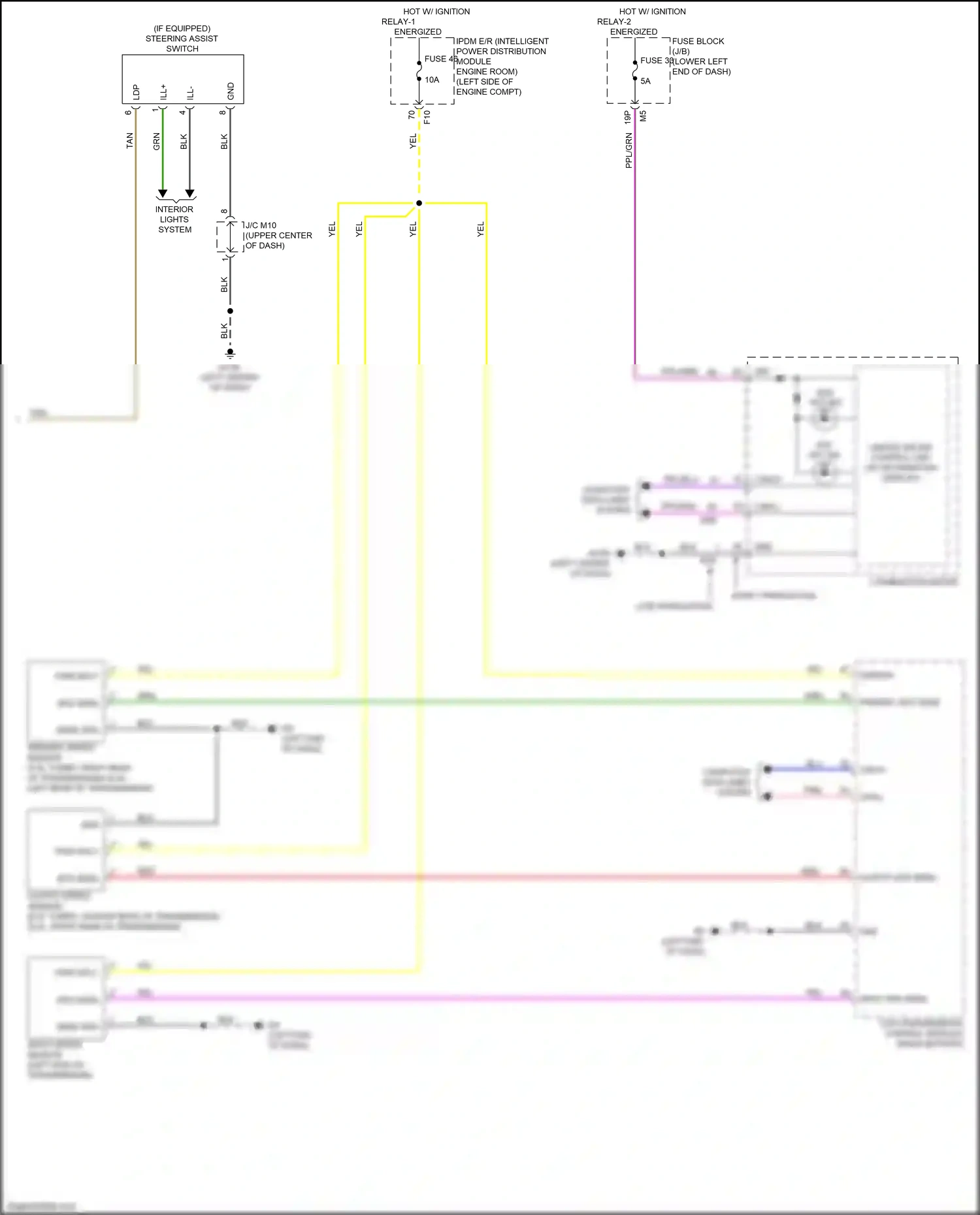 Wiring diagram computer data lines system for Nissan Altima L34 facelift (2022-2024) (55 of 95)
