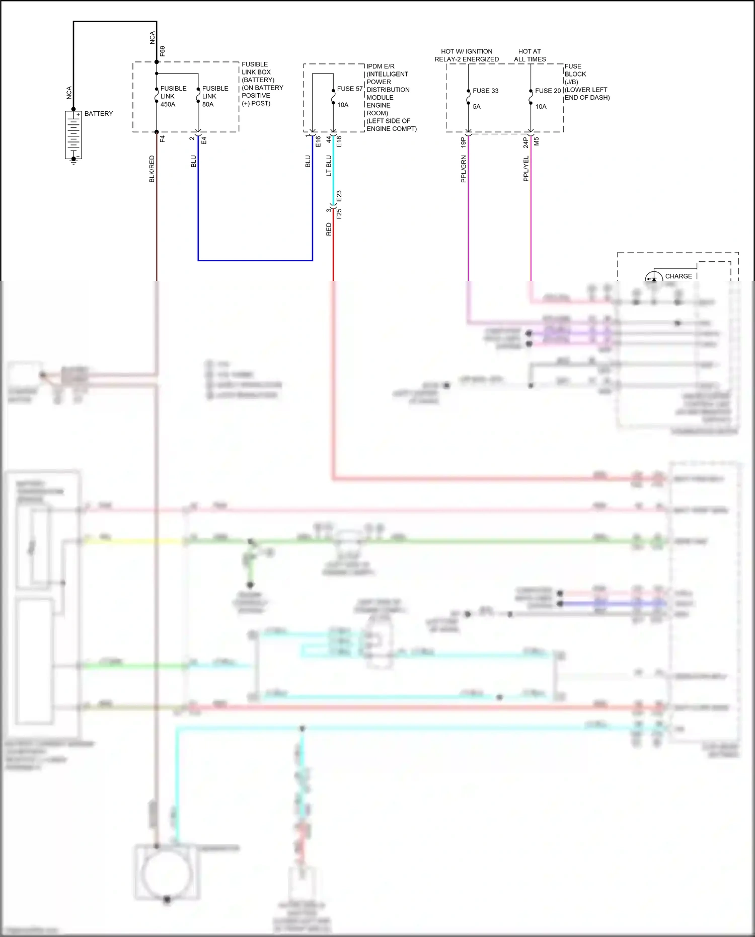 Wiring diagram computer data lines system for Nissan Altima L34 facelift (2022-2024) (13 of 95)