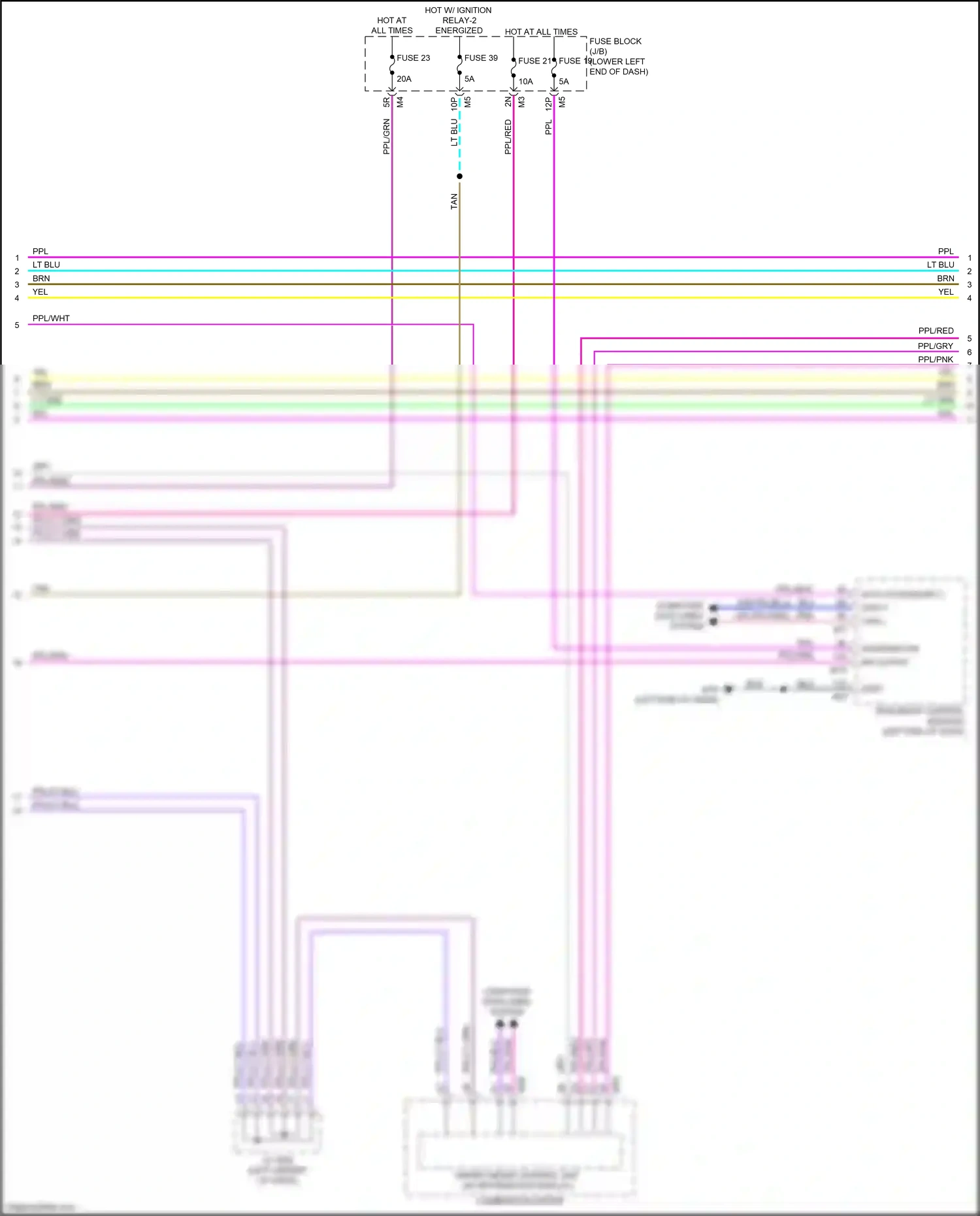 Wiring diagram computer data lines system for Nissan Altima L34 facelift (2022-2024) (37 of 95)