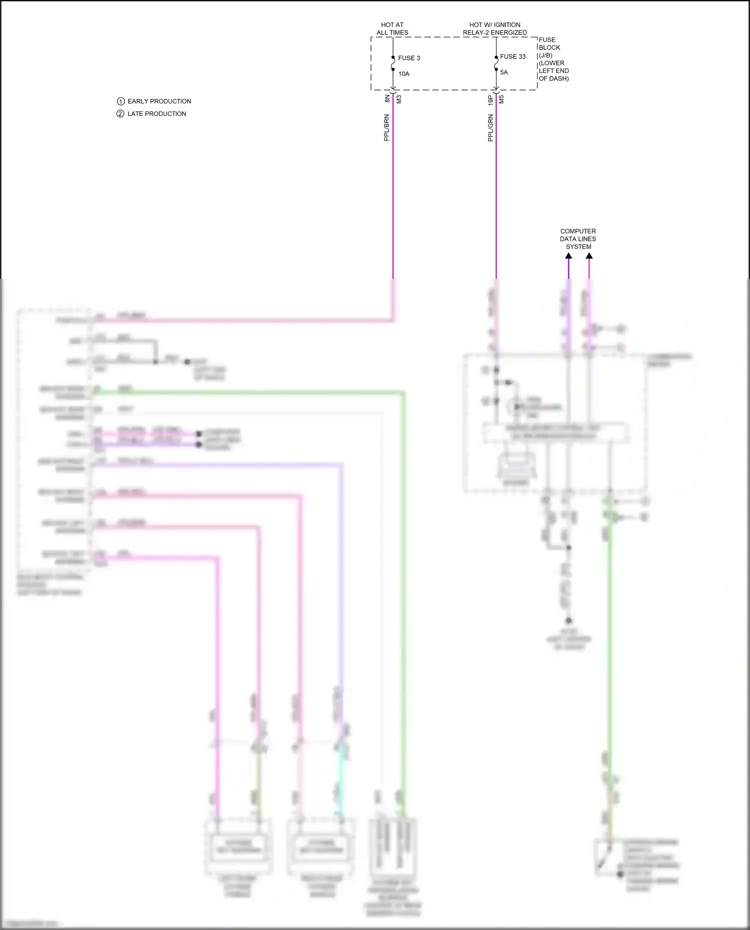 Wiring diagram computer data lines system for Nissan Altima L34 facelift (2022-2024) (30 of 95)