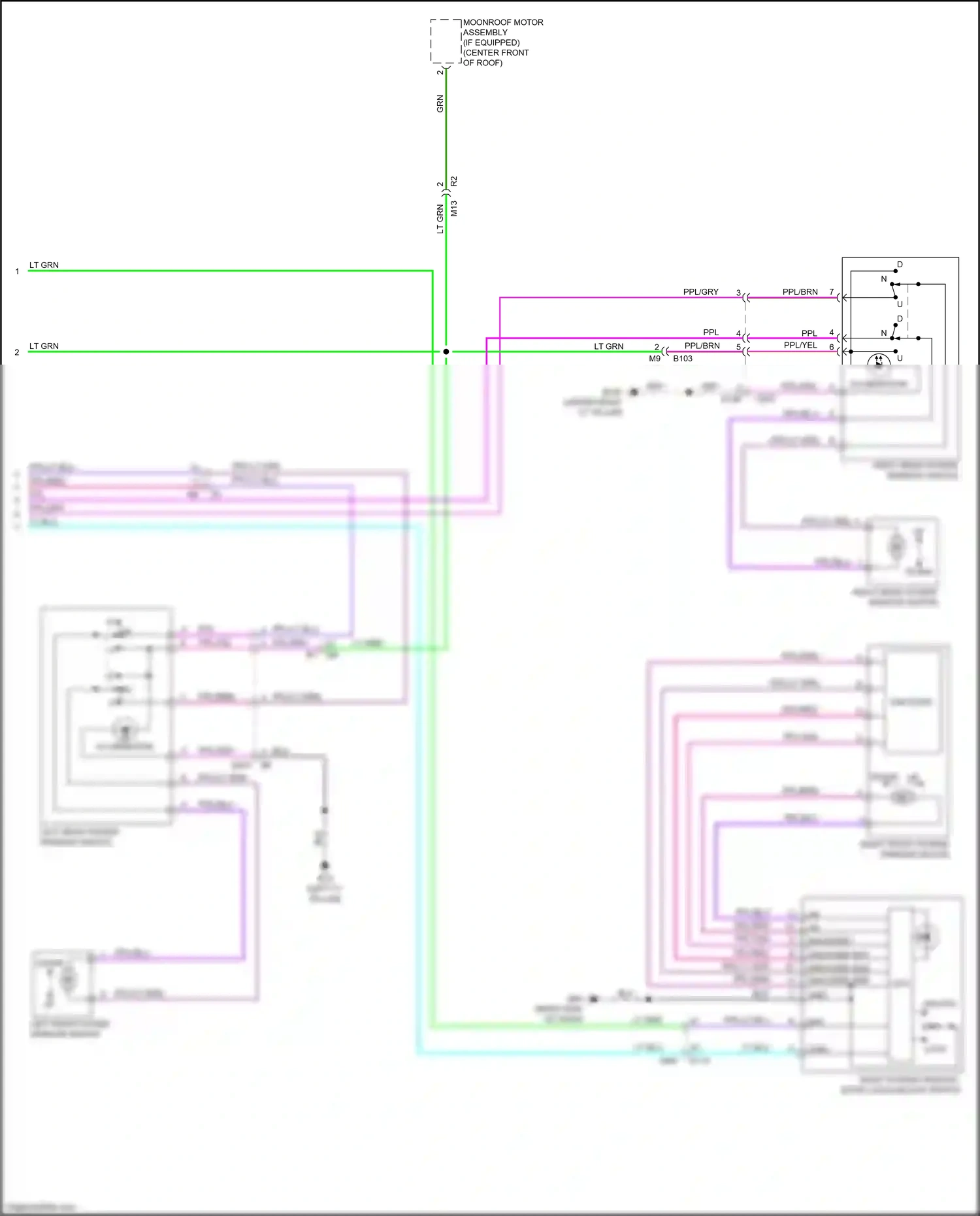 Wiring diagram encoder gnd for Nissan Altima L34 facelift (2022-2024) (3 of 3)