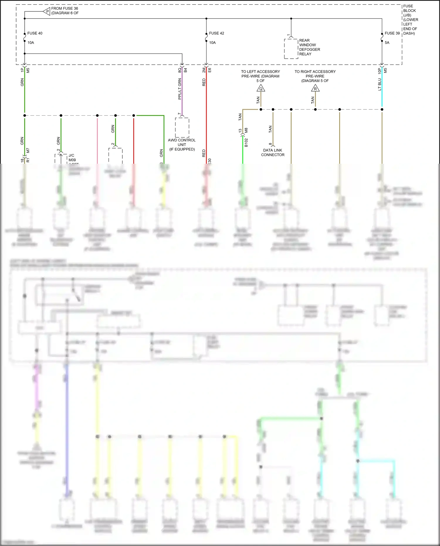 Wiring diagram input speed sensor for Nissan Altima L34 facelift (2022-2024) (3 of 3)