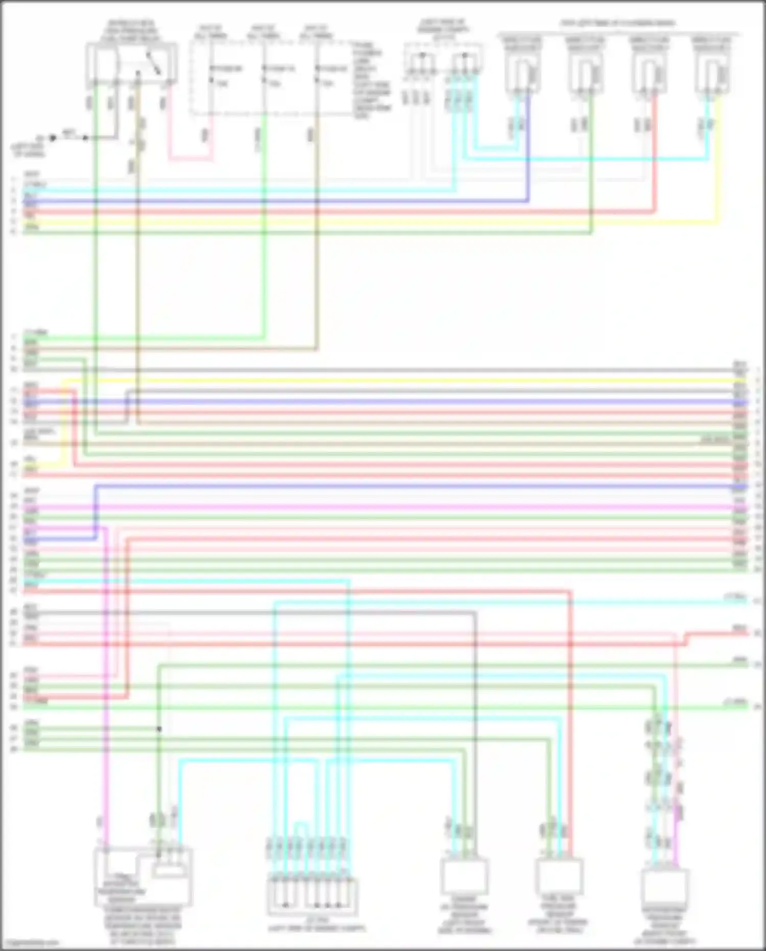 Car Wiring Diagrams for Altima Nissan L34 (2018-2024): Wiring diagram engine performance 2.0l turbo (2 of 10)