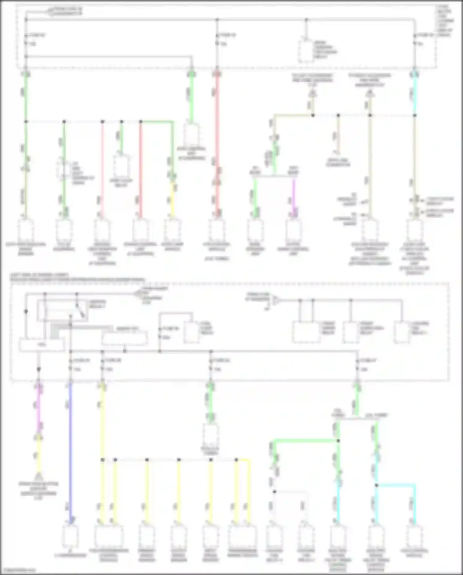 Wiring diagram atr control module for Nissan Altima L34 (2018-2024) (4 of 5)