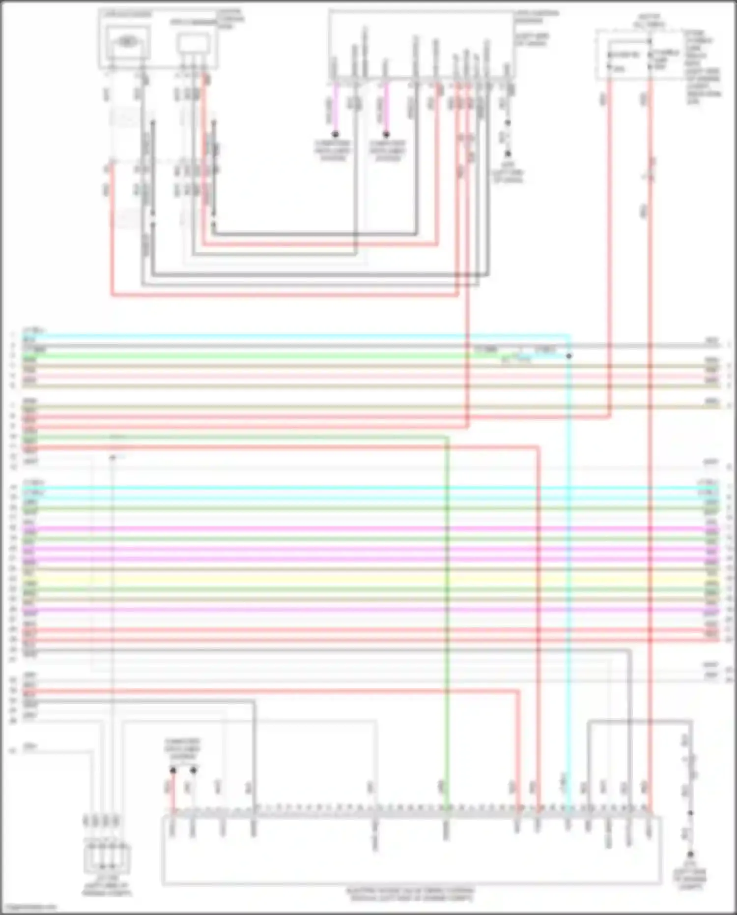 Wiring diagram atr control module for Nissan Altima L34 (2018-2024) (5 of 5)