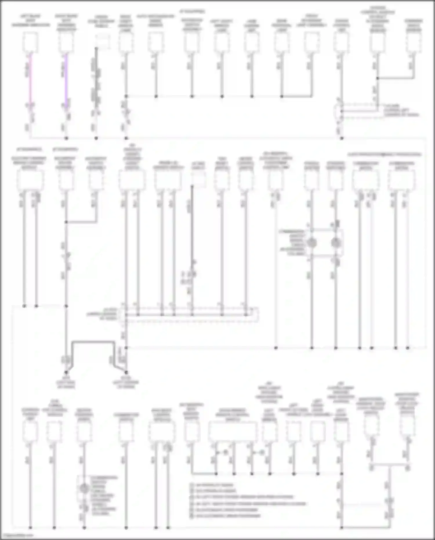 Wiring diagram combination switch for Nissan Altima L34 (2018-2024) (1 of 1)