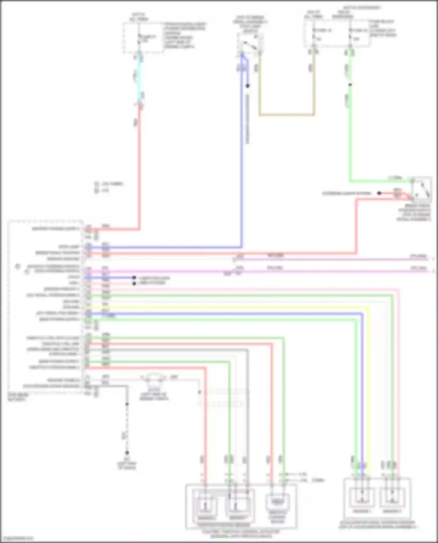 Wiring diagram computer data lines system for Nissan Altima L34 (2018-2024) (23 of 97)