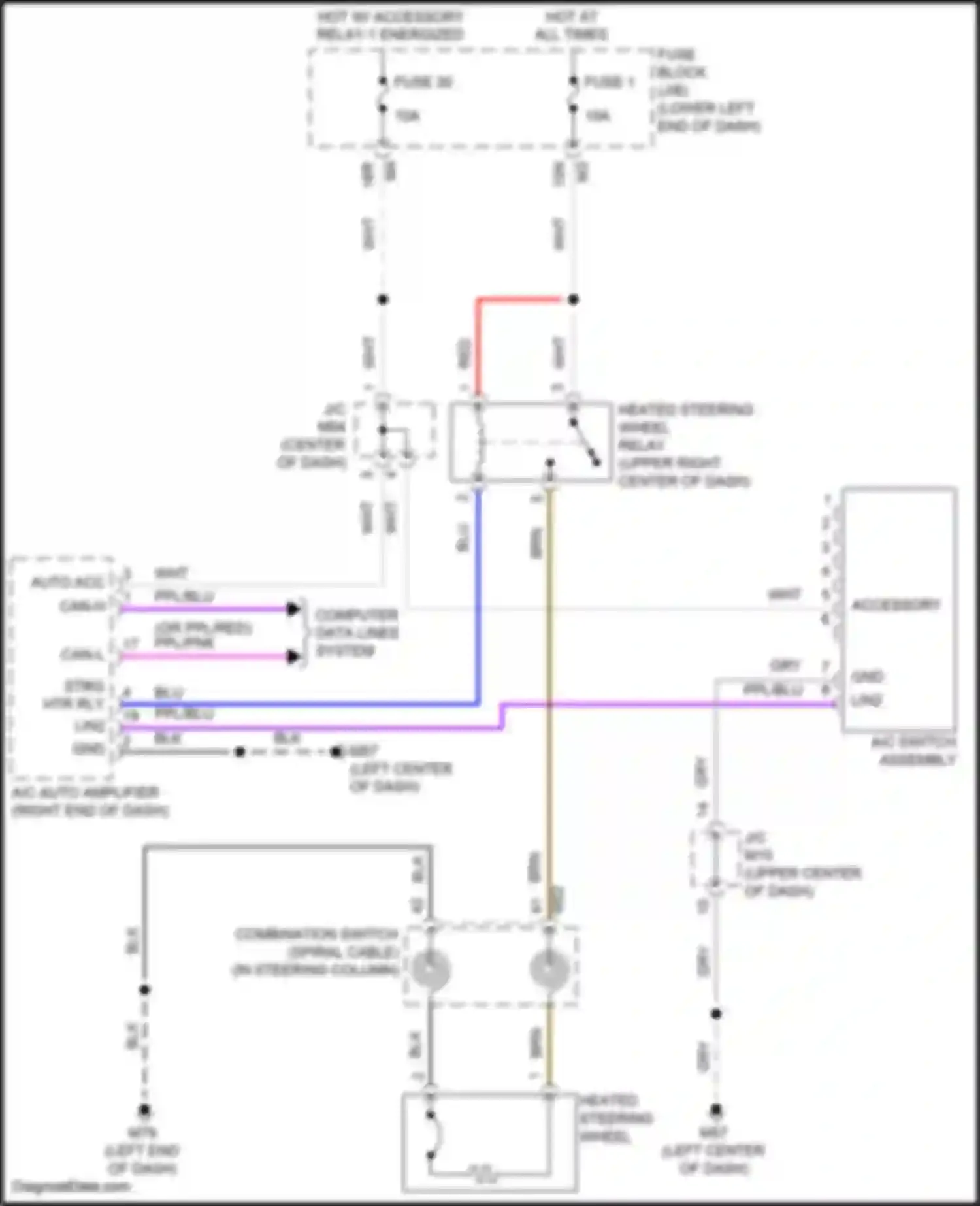 Wiring diagram computer data lines system for Nissan Altima L34 (2018-2024) (45 of 97)
