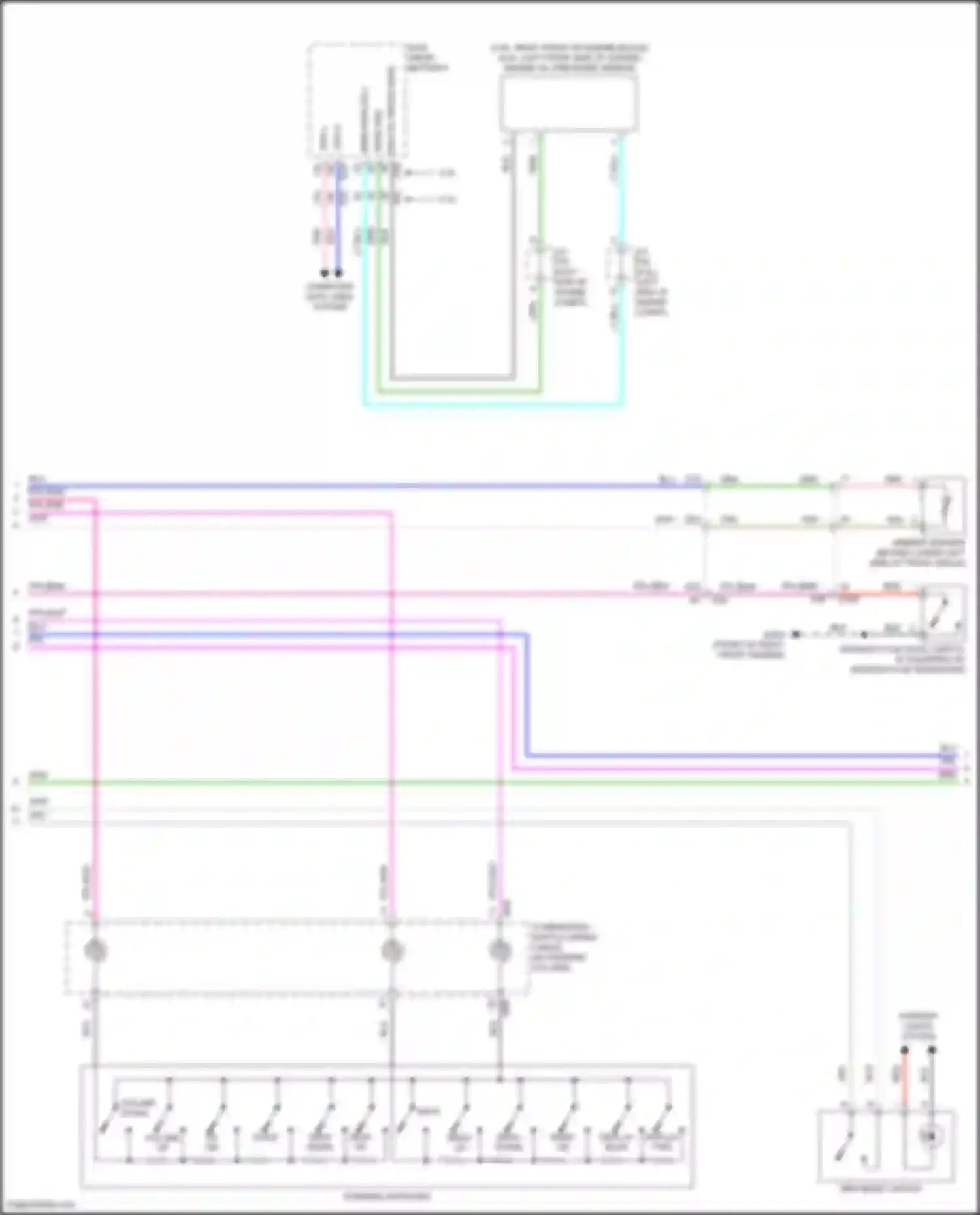 Wiring diagram computer data lines system for Nissan Altima L34 (2018-2024) (5 of 97)