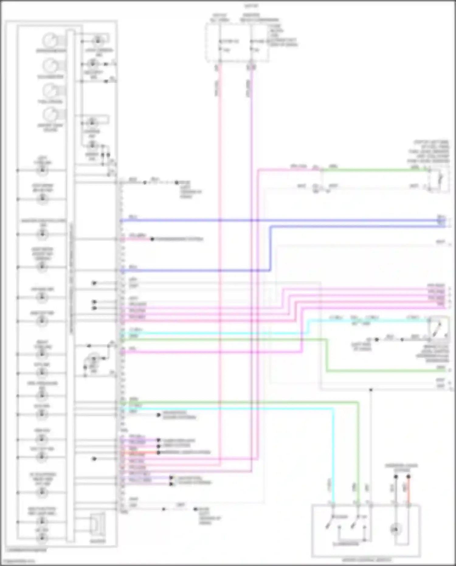 Wiring diagram computer data lines system for Nissan Altima L34 (2018-2024) (18 of 97)