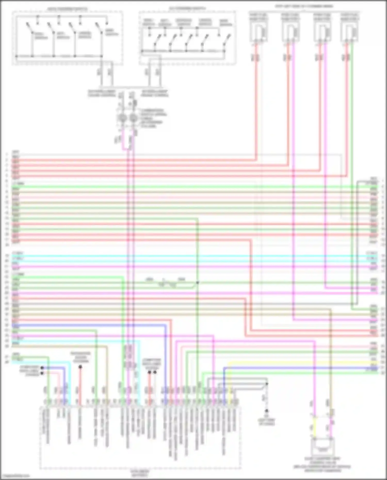 Wiring diagram computer data lines system for Nissan Altima L34 (2018-2024) (92 of 97)