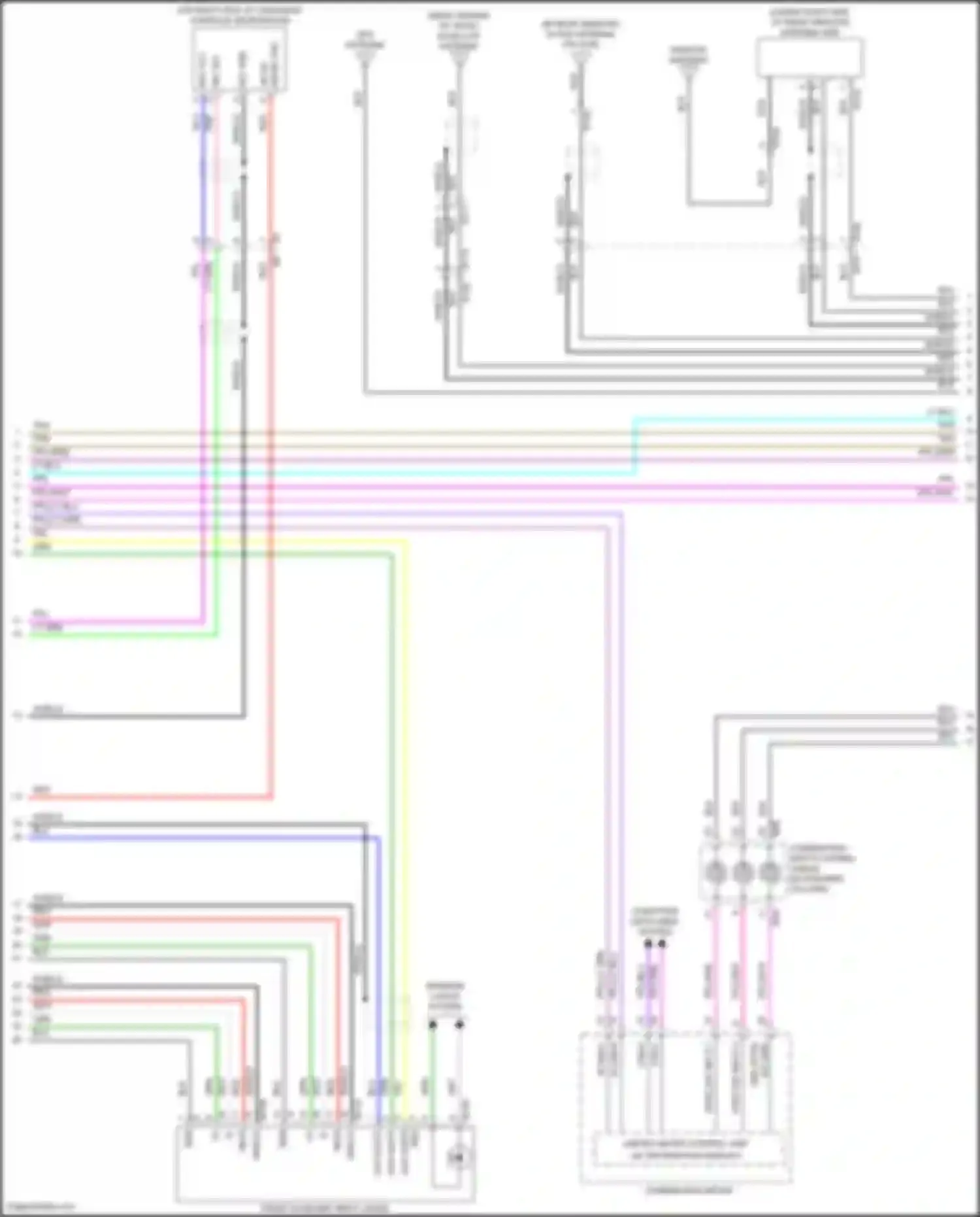 Wiring diagram computer data lines system for Nissan Altima L34 (2018-2024) (53 of 97)