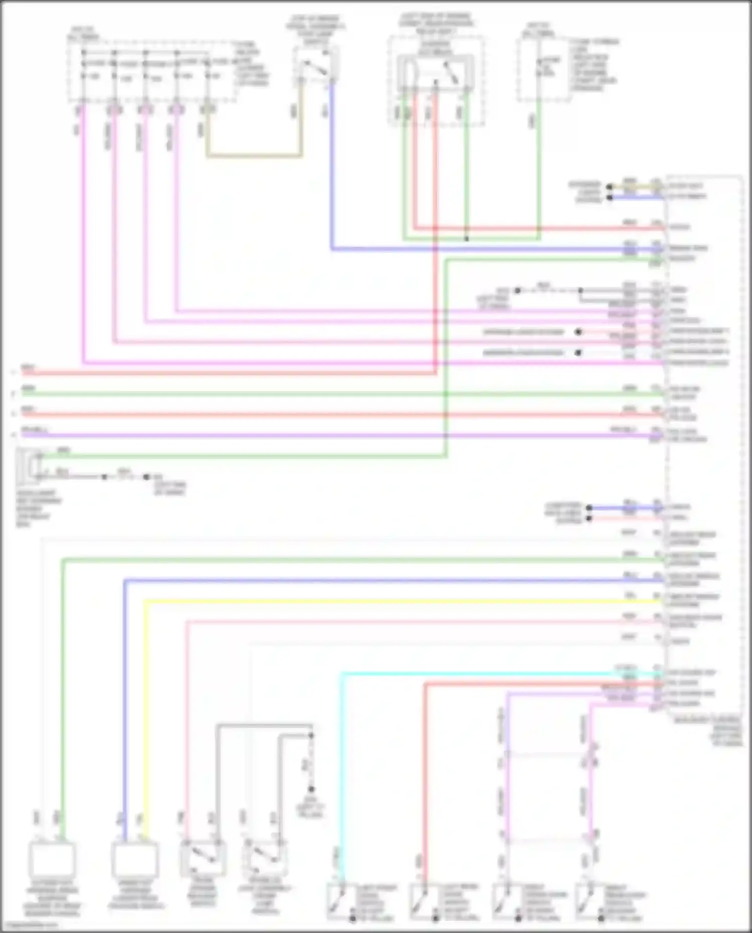 Wiring diagram computer data lines system for Nissan Altima L34 (2018-2024) (87 of 97)