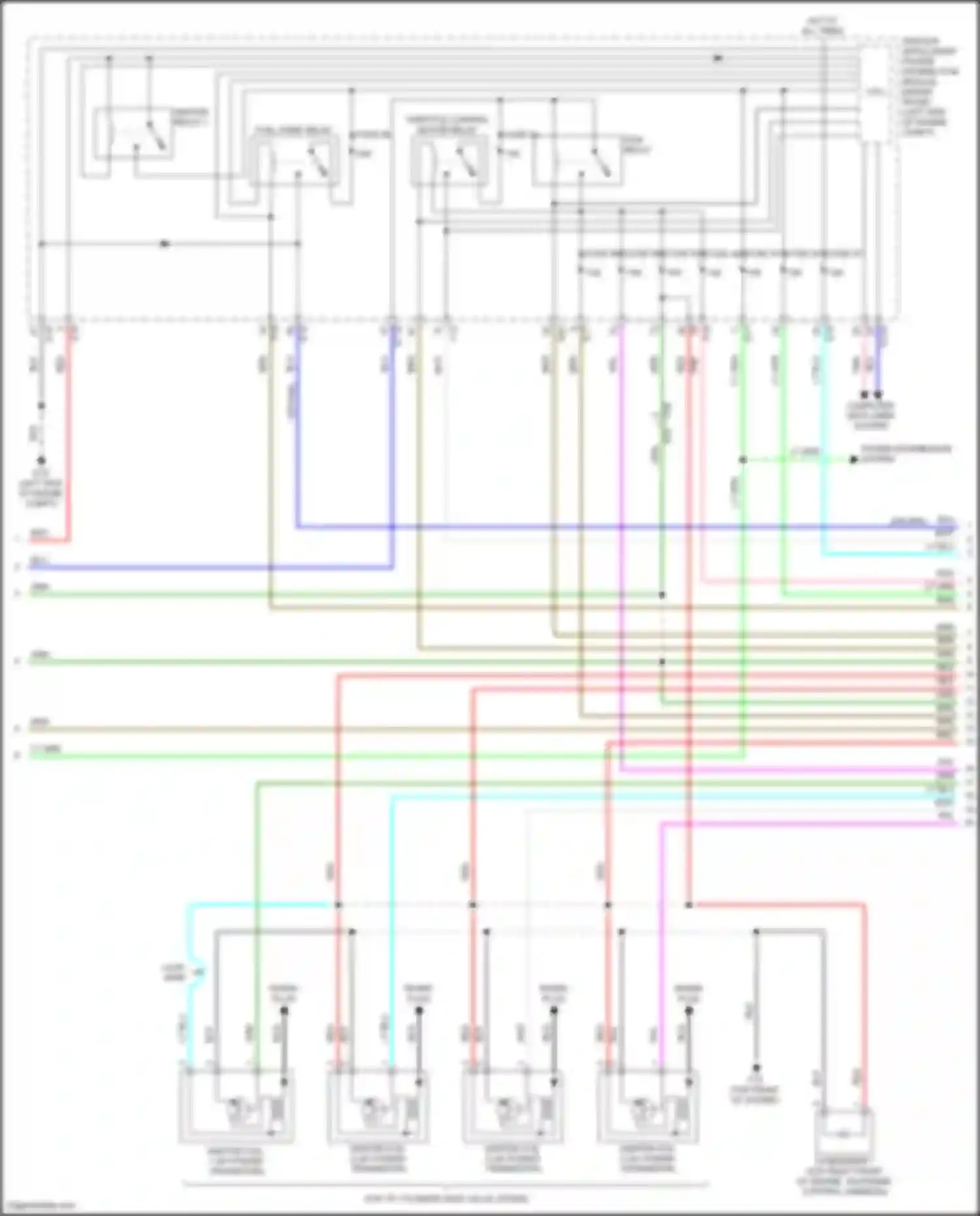 Wiring diagram computer data lines system for Nissan Altima L34 (2018-2024) (95 of 97)