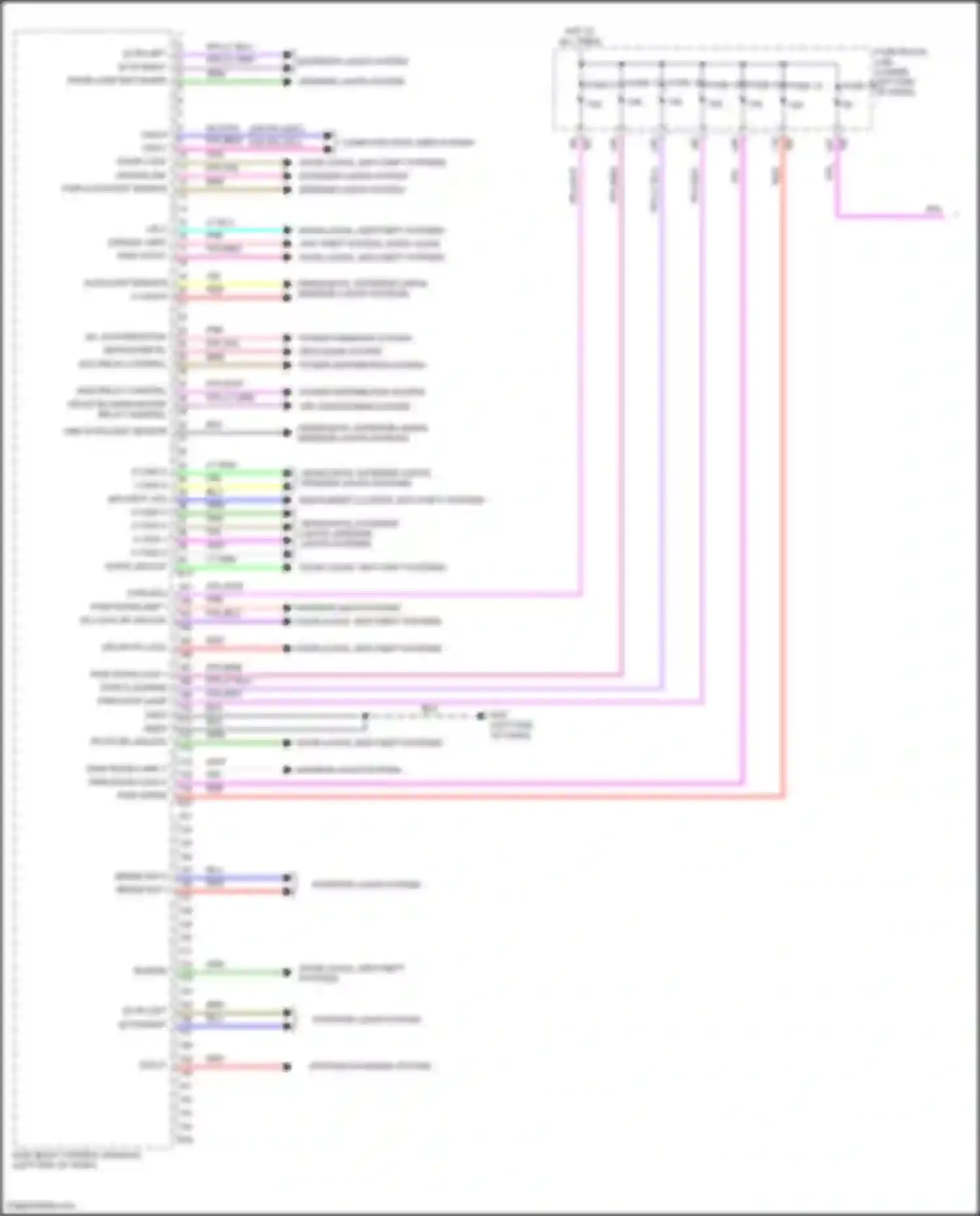 Wiring diagram defogger system for Nissan Altima L34 (2018-2024) (1 of 3)