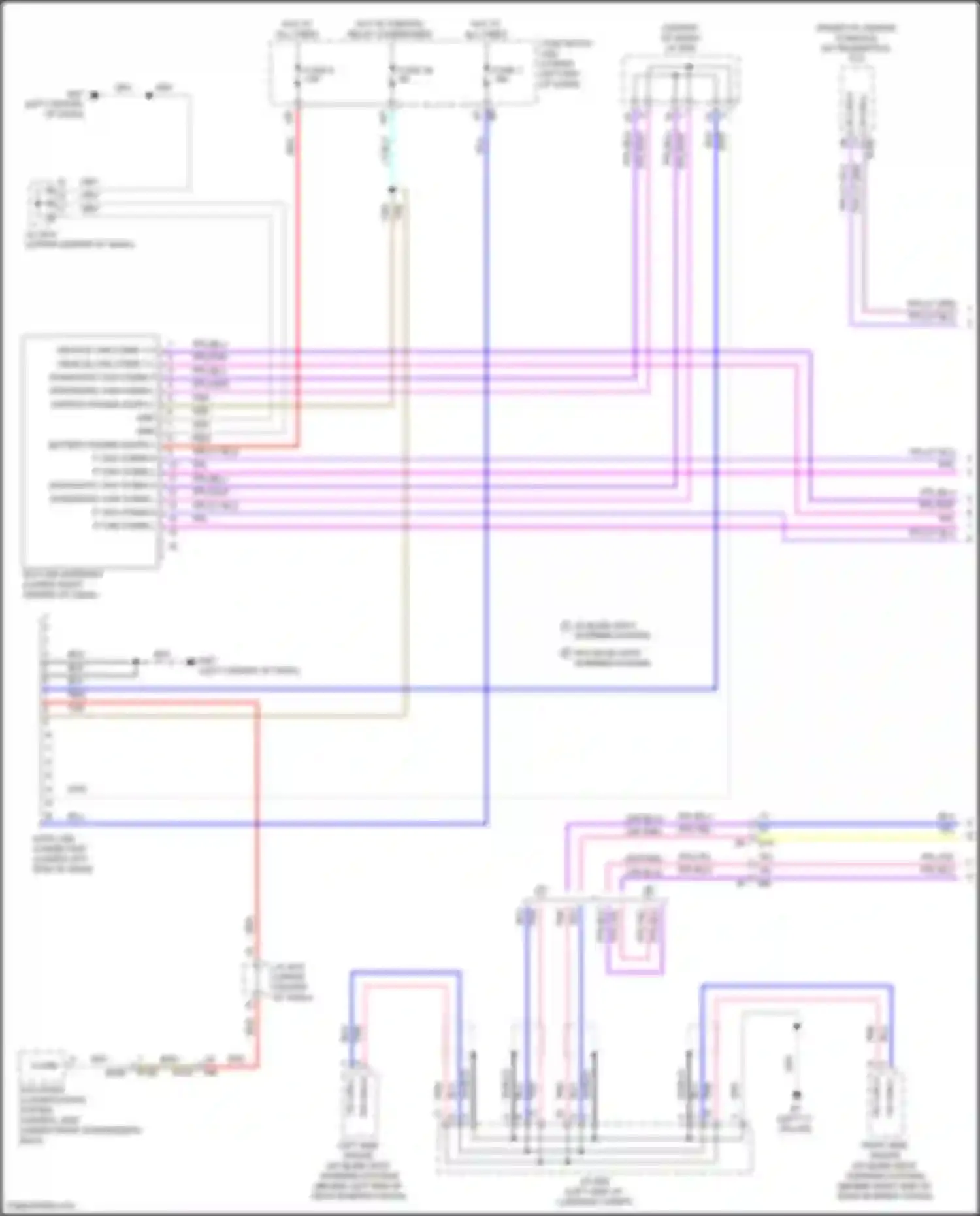 Wiring diagram diagnostic can comm l for Nissan Altima L34 (2018-2024) (1 of 2)