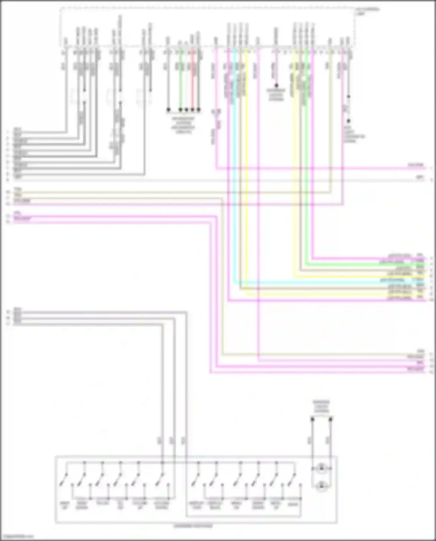 Wiring diagram display back for Nissan Altima L34 (2018-2024) (2 of 6)