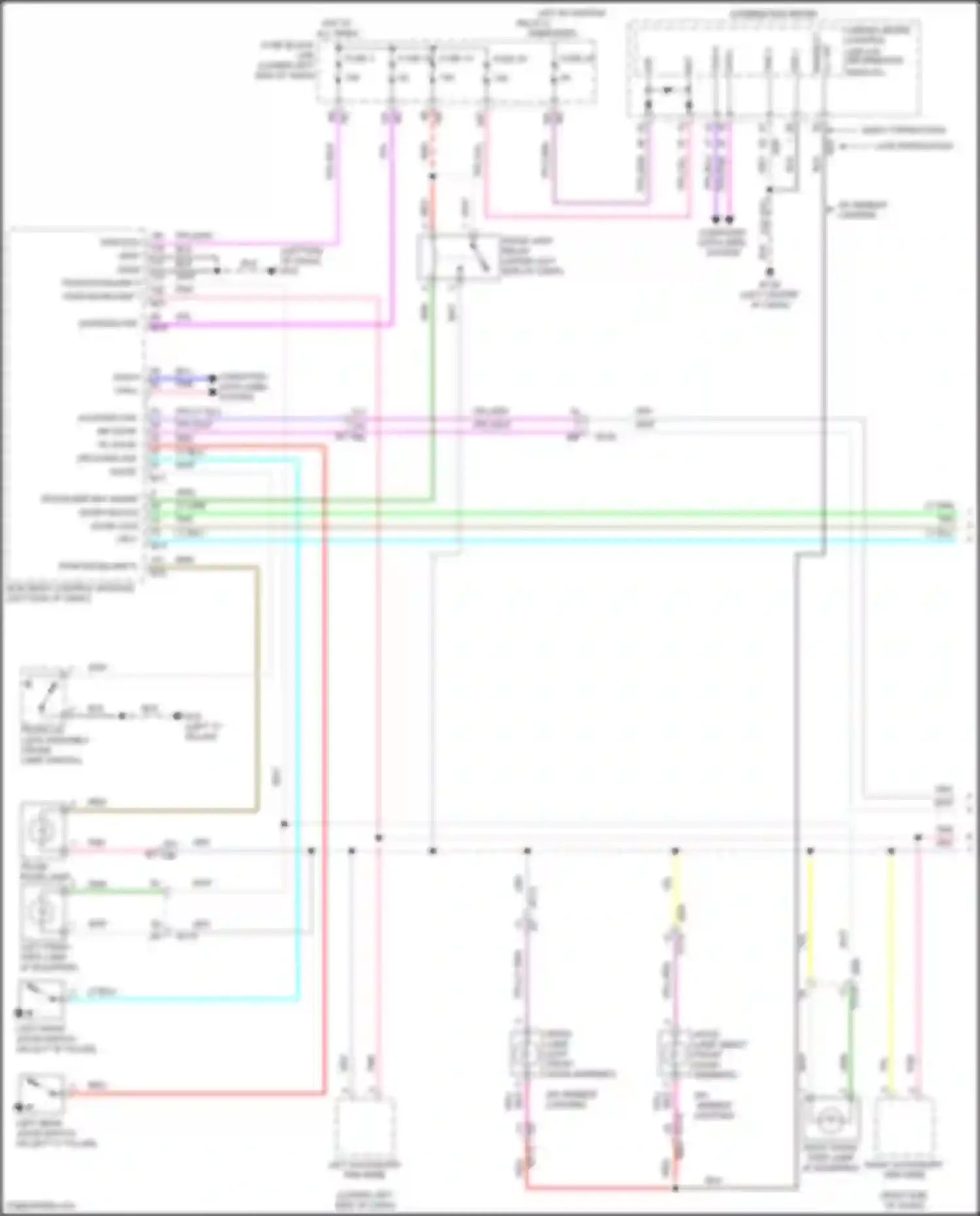 Wiring diagram fuse 19 for Nissan Altima L34 (2018-2024) (3 of 21)