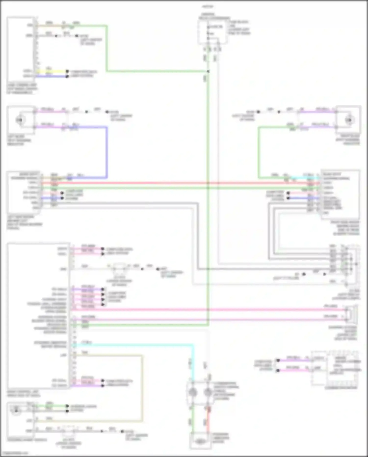Wiring diagram fuse 36 for Nissan Altima L34 (2018-2024) (3 of 6)