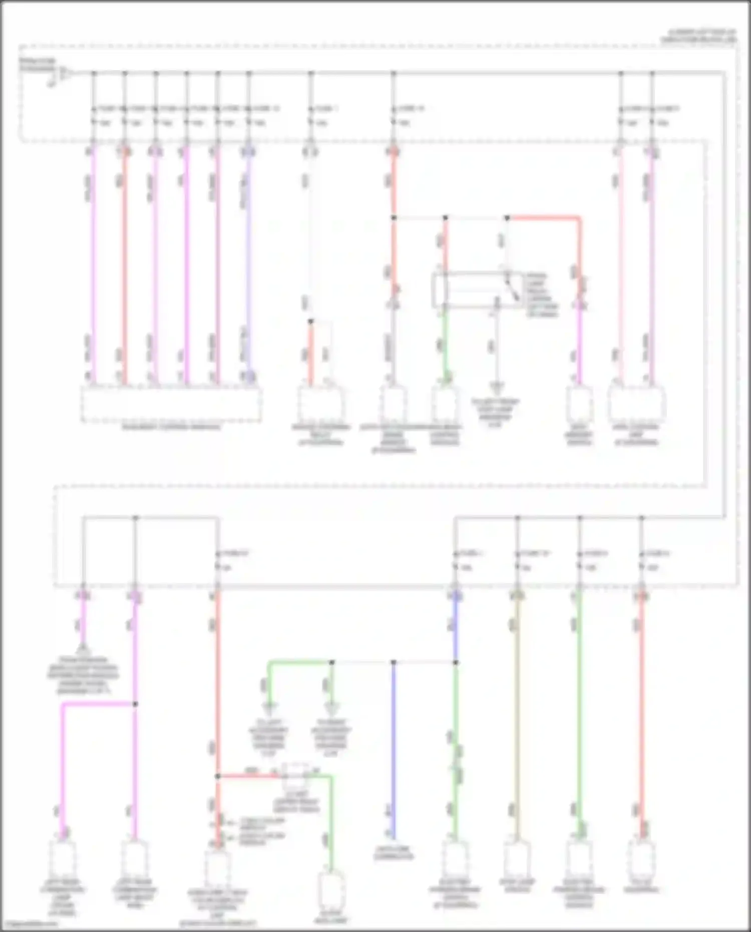 Wiring diagram fuse 9 for Nissan Altima L34 (2018-2024) (1 of 2)