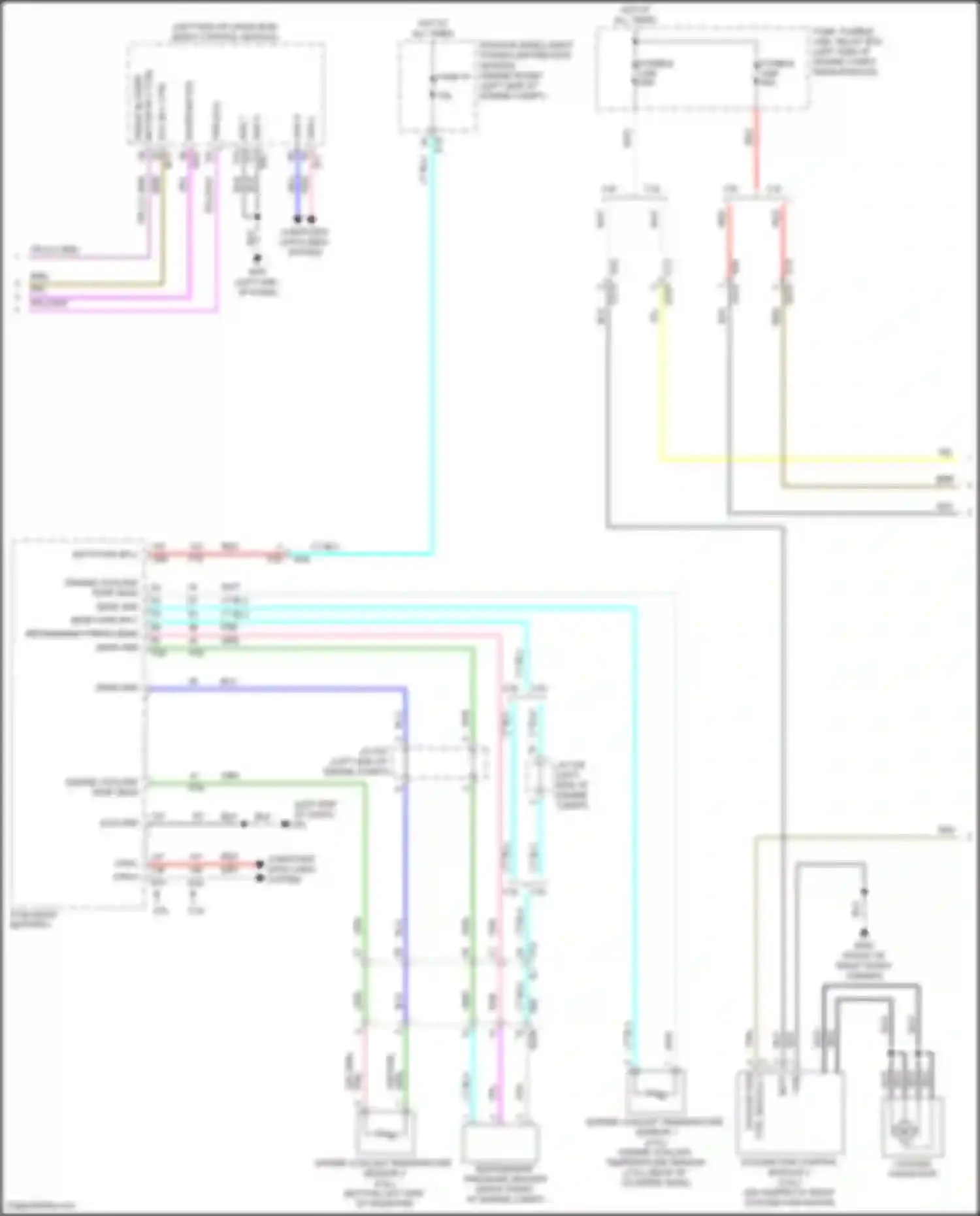 Wiring diagram fusible link m for Nissan Altima L34 (2018-2024) (3 of 4)