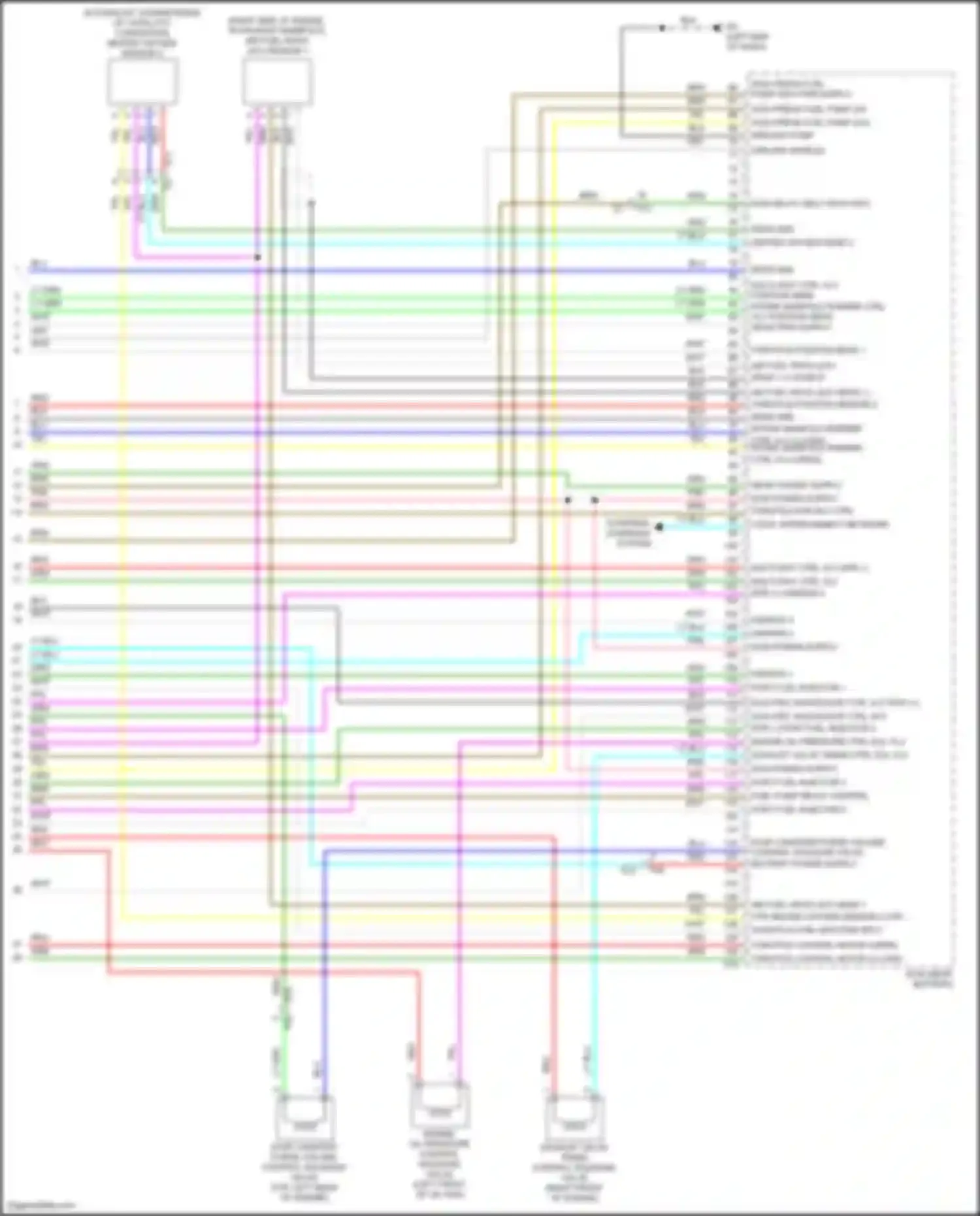 Wiring diagram ignition 3 for Nissan Altima L34 (2018-2024) (1 of 1)