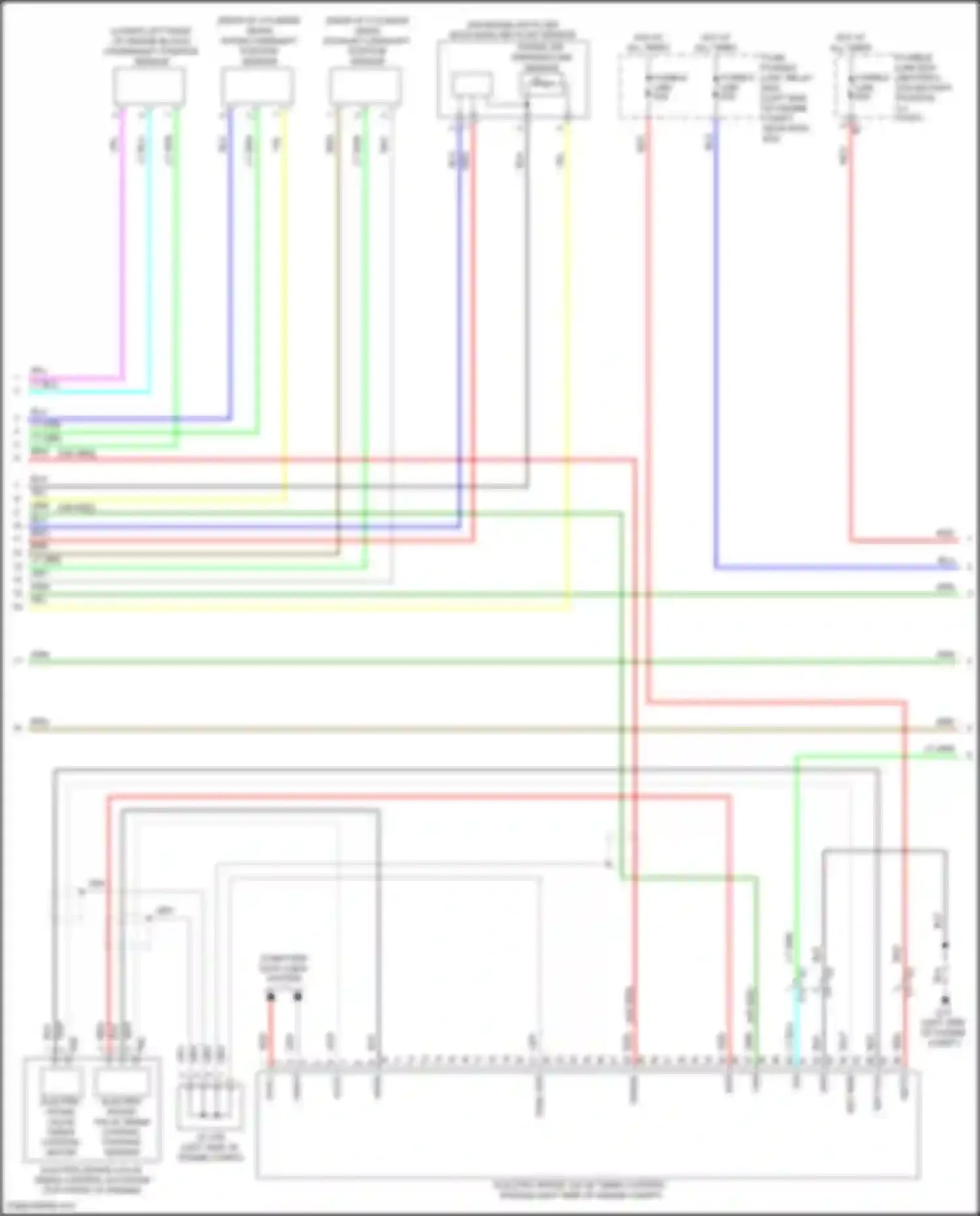 Wiring diagram intake air temperature sensor for Nissan Altima L34 (2018-2024) (2 of 2)