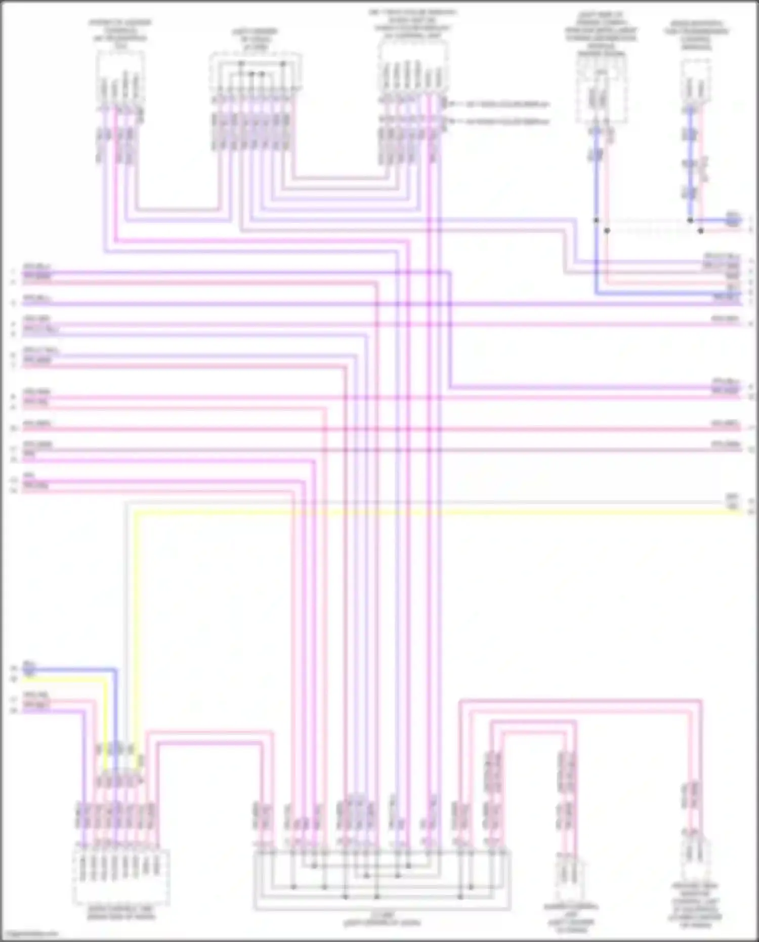 Wiring diagram m can-h for Nissan Altima L34 (2018-2024) (4 of 16)