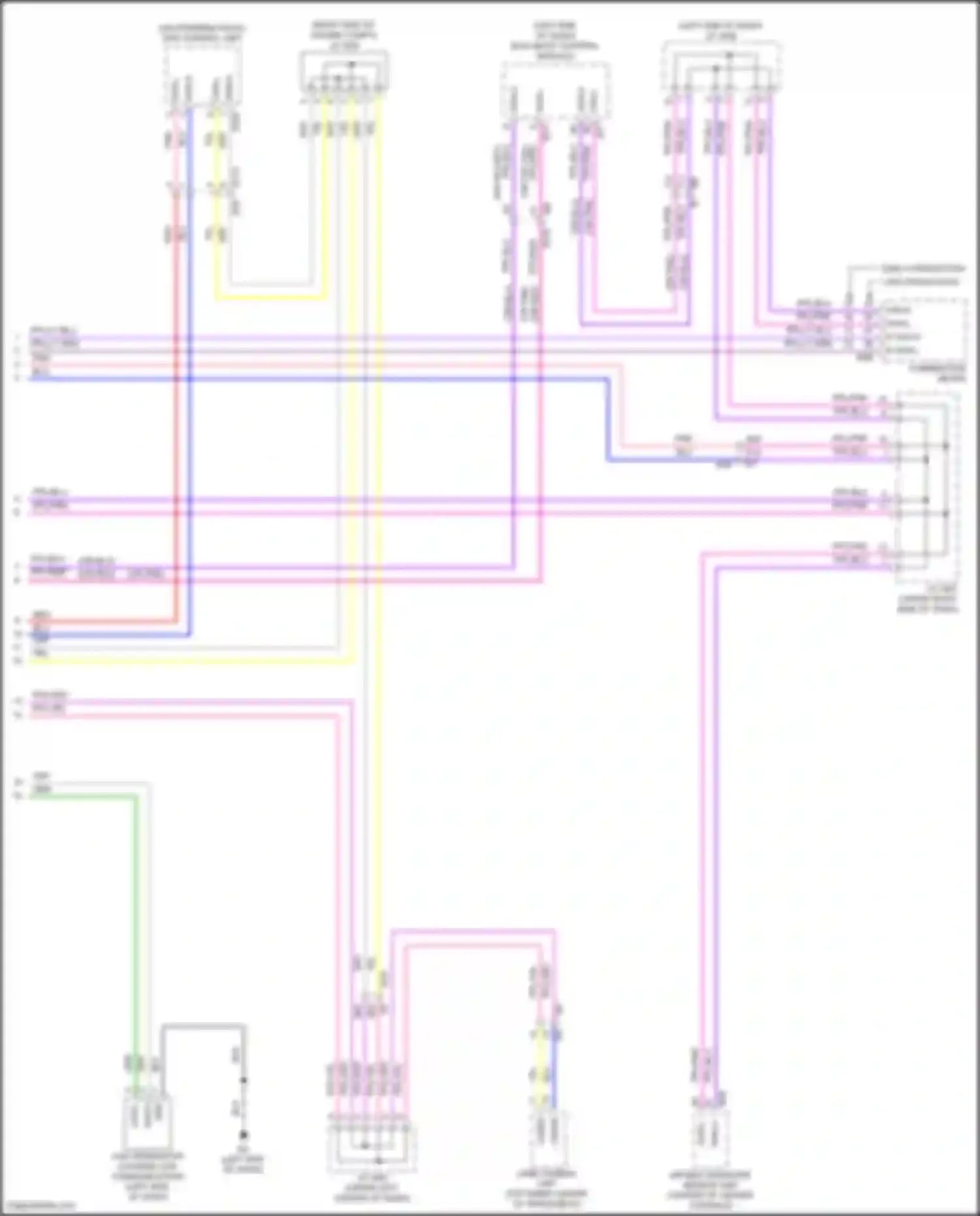 Wiring diagram m can-l for Nissan Altima L34 (2018-2024) (5 of 16)