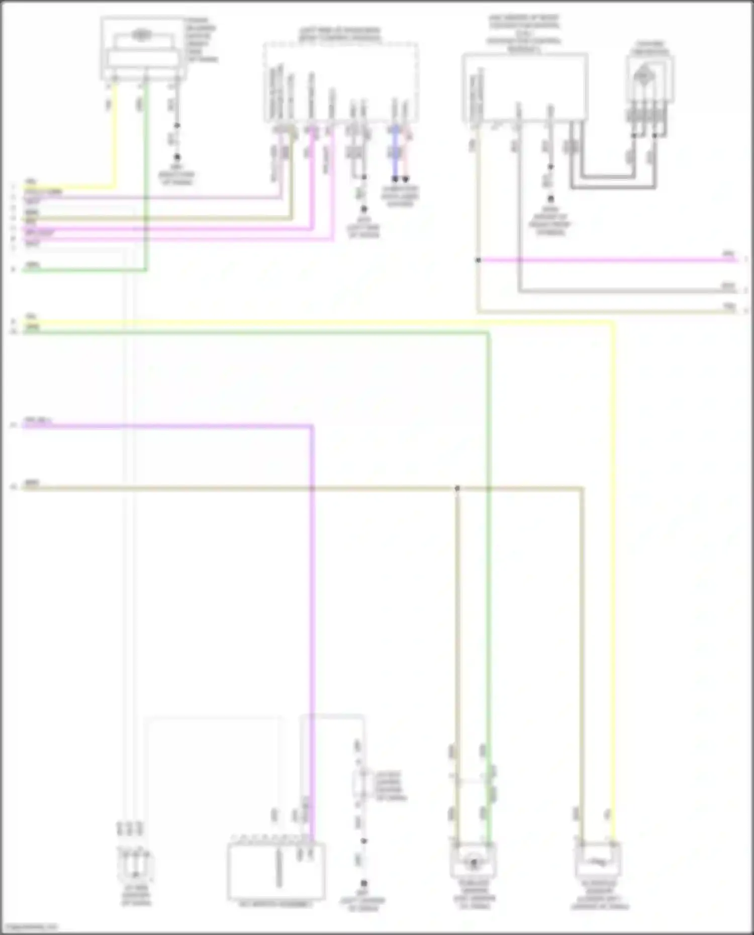 Wiring diagram motor rly ctrl for Nissan Altima L34 (2018-2024) (1 of 2)