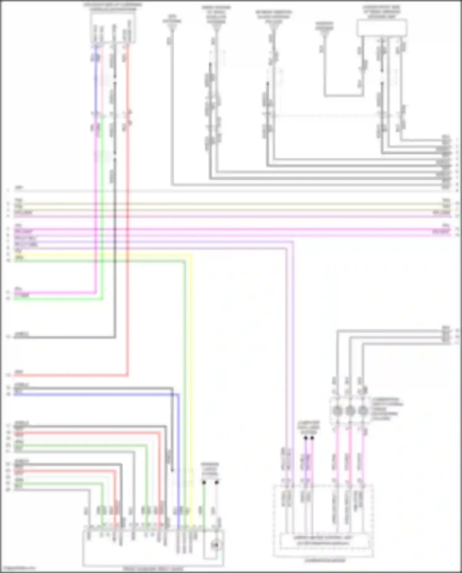 Wiring diagram strg sw input 2 for Nissan Altima L34 (2018-2024) (1 of 4)