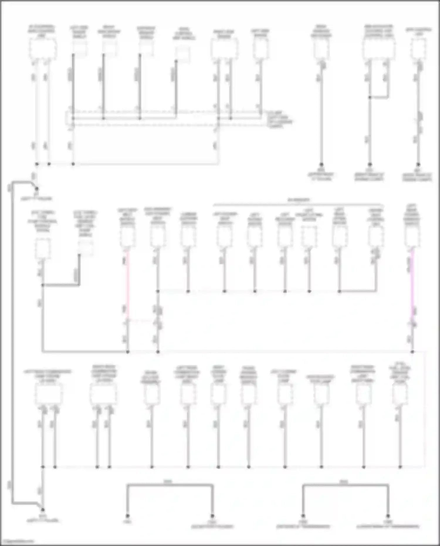 Wiring diagram trunk lid lock assembly for Nissan Altima L34 (2018-2024) (1 of 4)