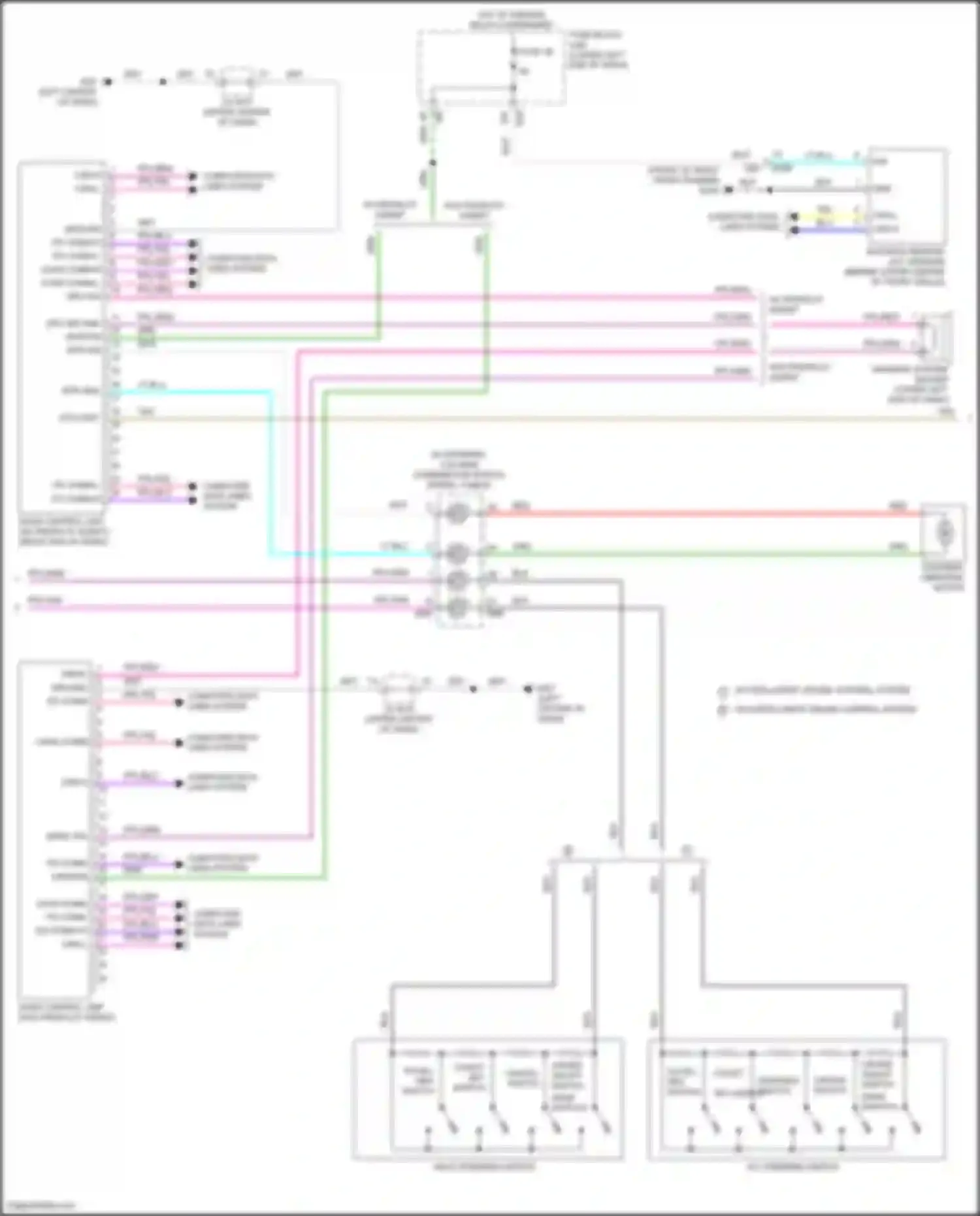 Wiring diagram w/ propilot assist for Nissan Altima L34 (2018-2024) (1 of 7)