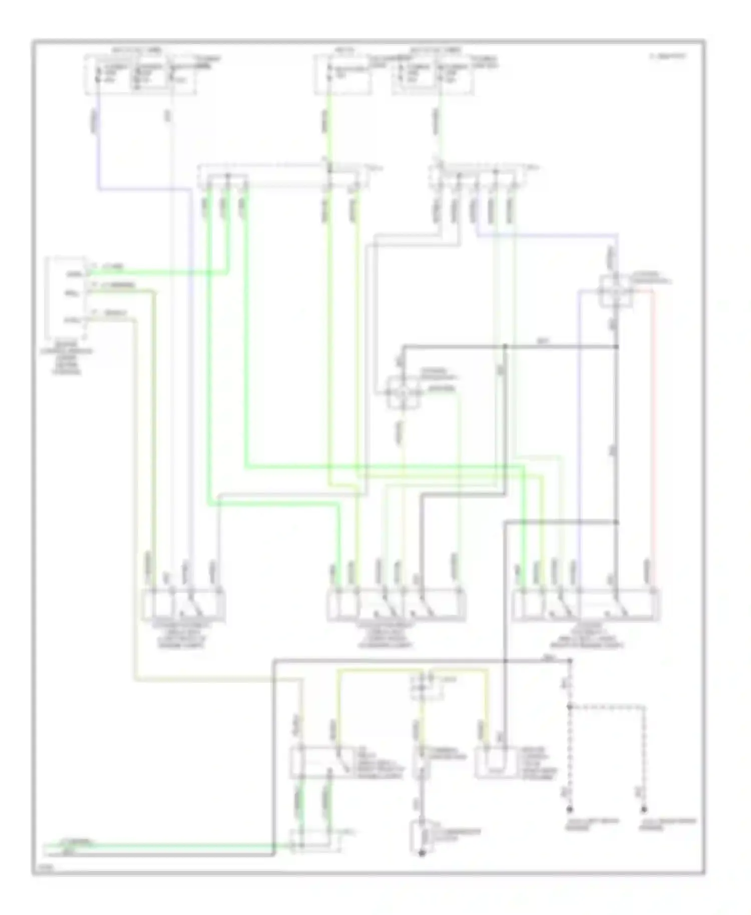 Altima Nissan U13 (1992-1997): A/c circuit, manual a/c (2 of 2)