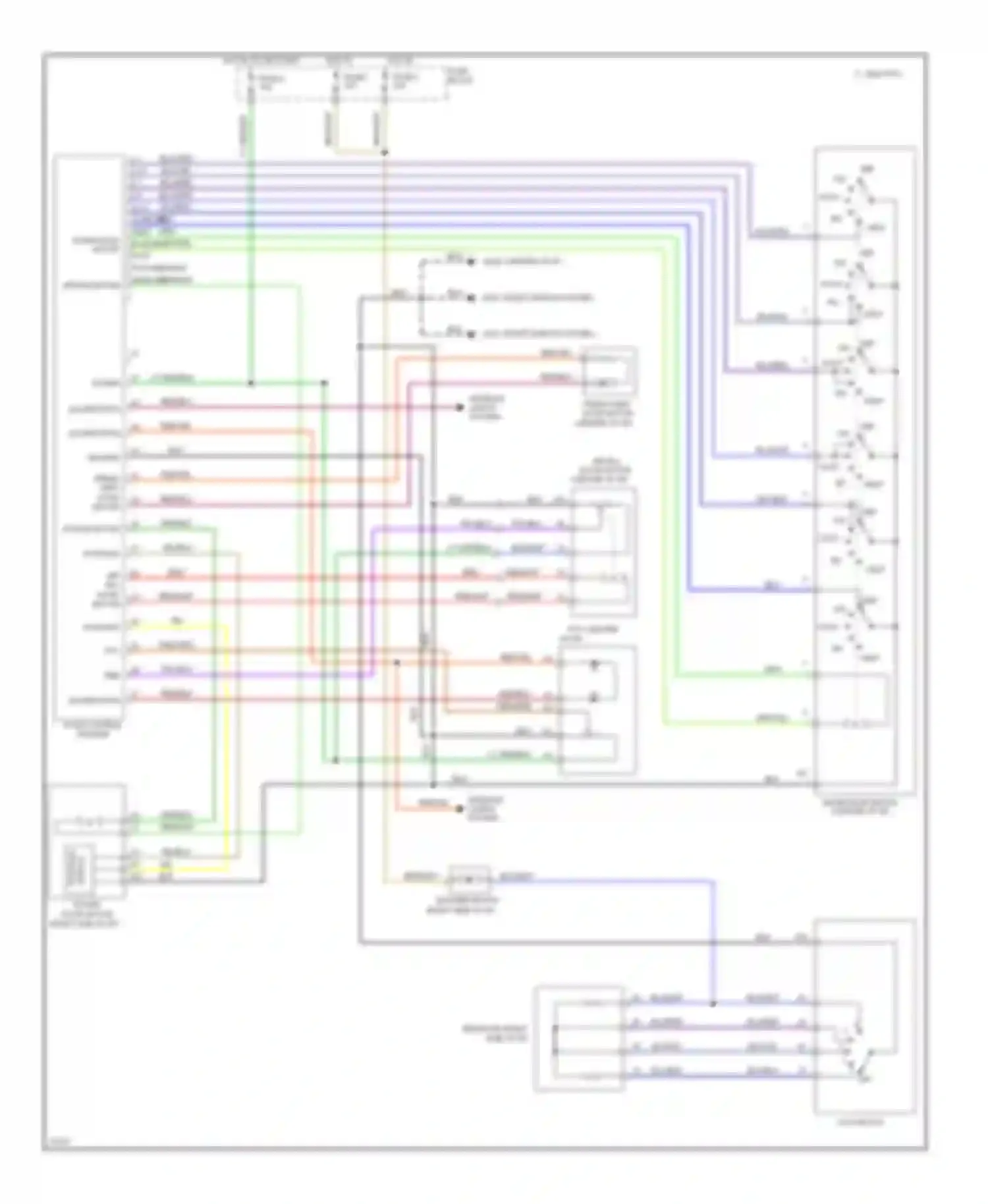 Altima Nissan U13 (1992-1997): Heater circuit