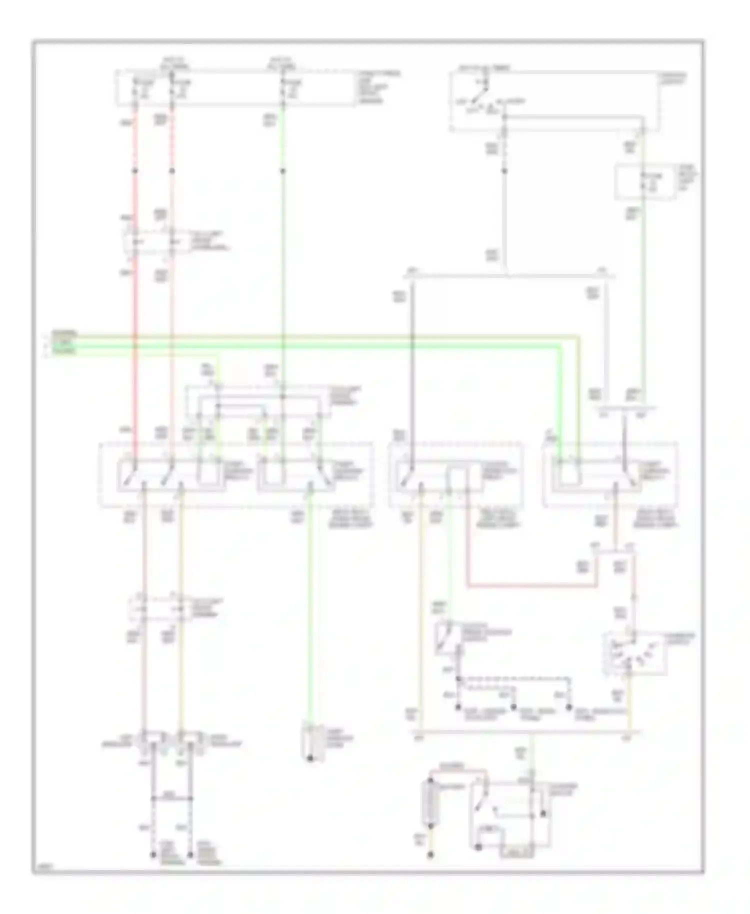 Altima Nissan U13 (1992-1997): Anti-theft circuit (2 of 2)
